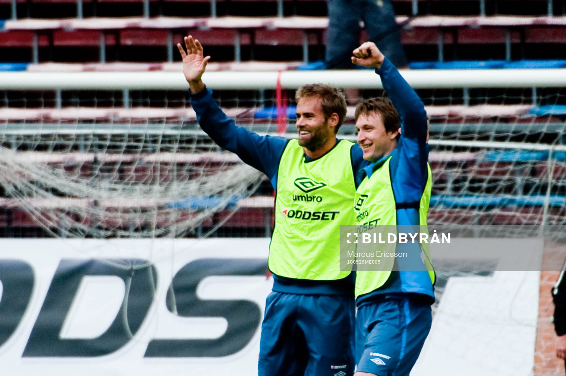 Olof Mellberg och Kim Källström