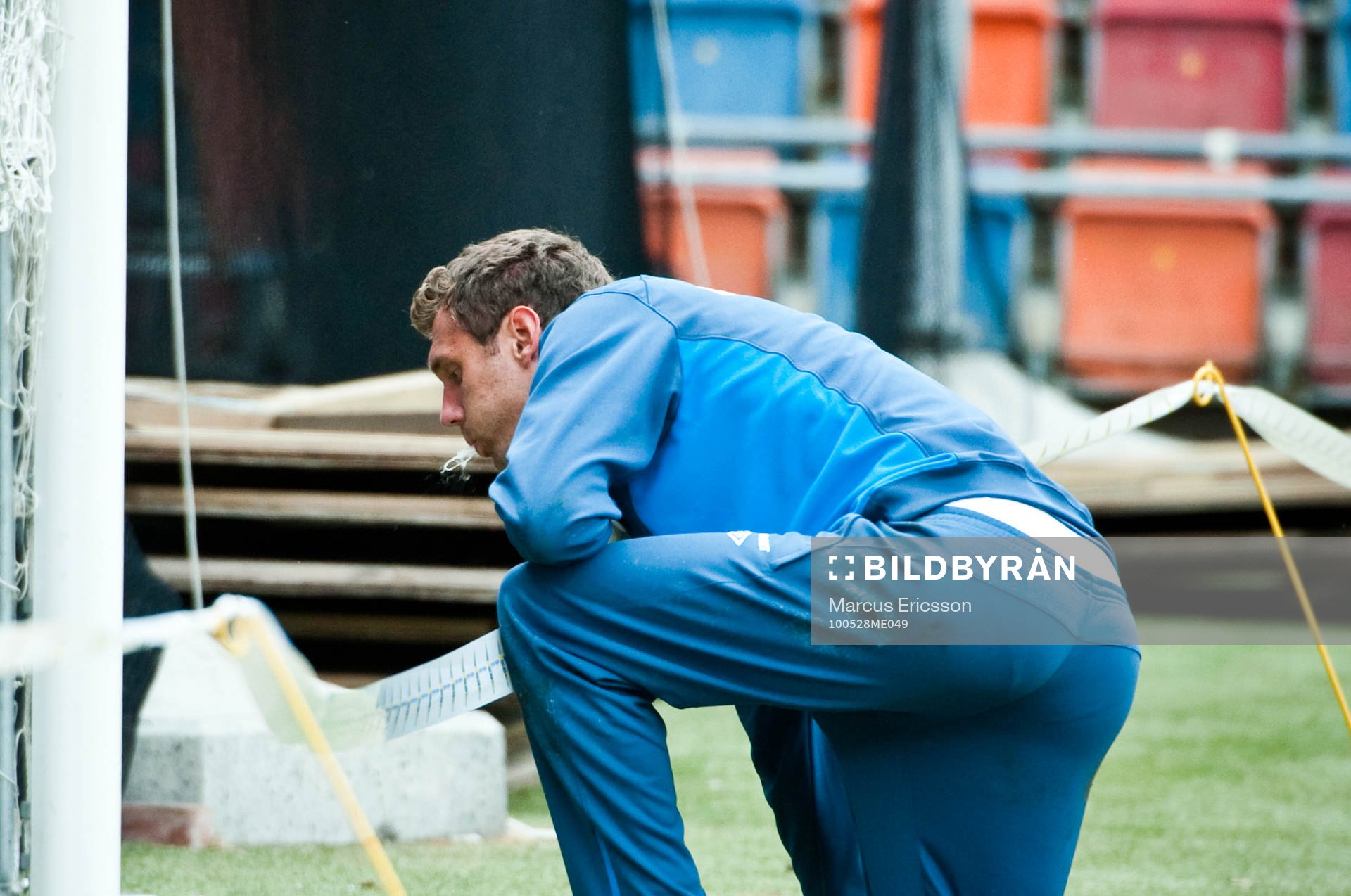 Andreas Isaksson, målvakt, sjuk