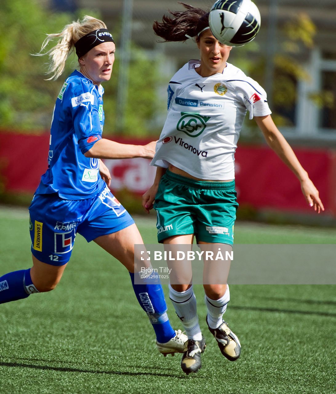 Petra Larsson, Linköping och Nazanin Vaseghpanah, Hammarby