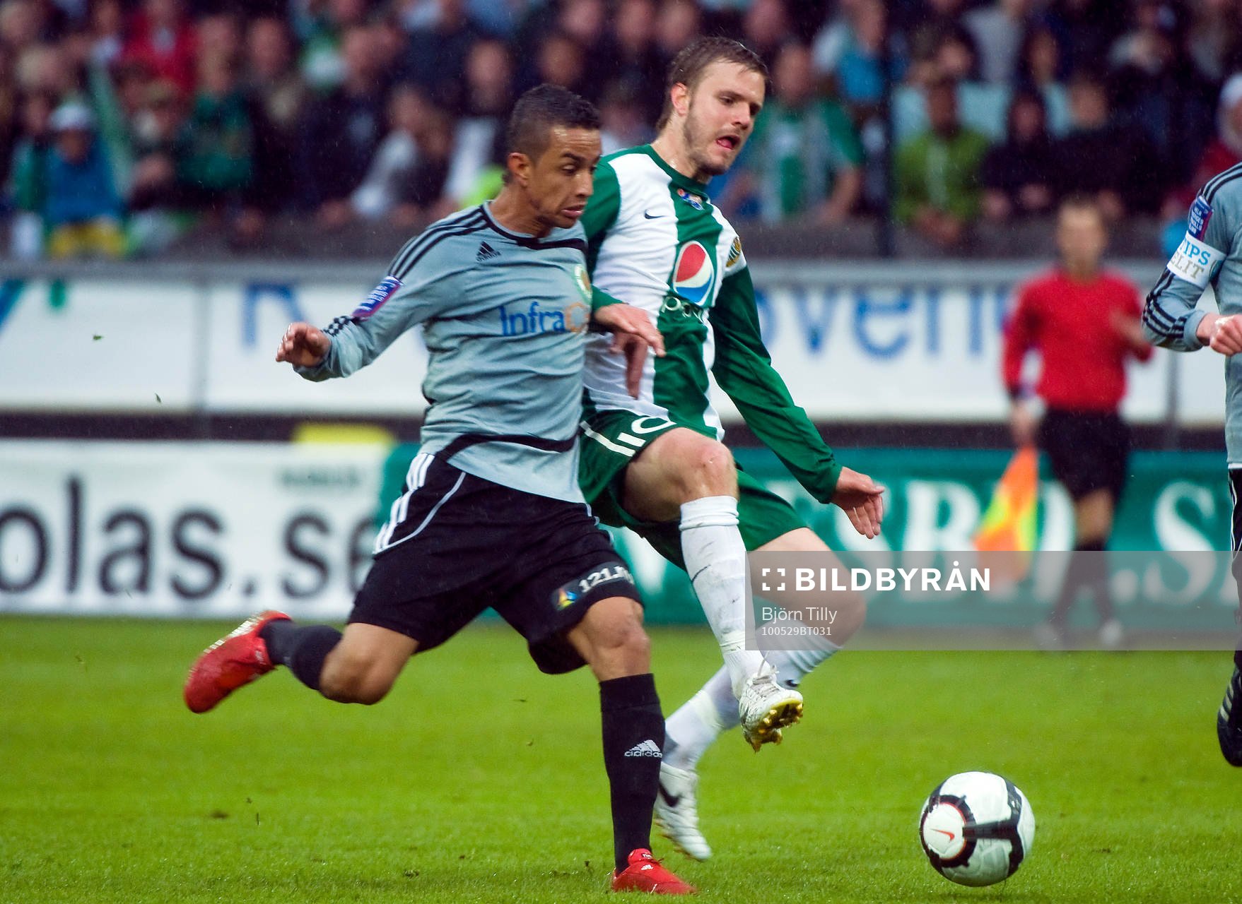  Elvis da Silva Santana, Väsby och Andreas Dahl, Hammarby.