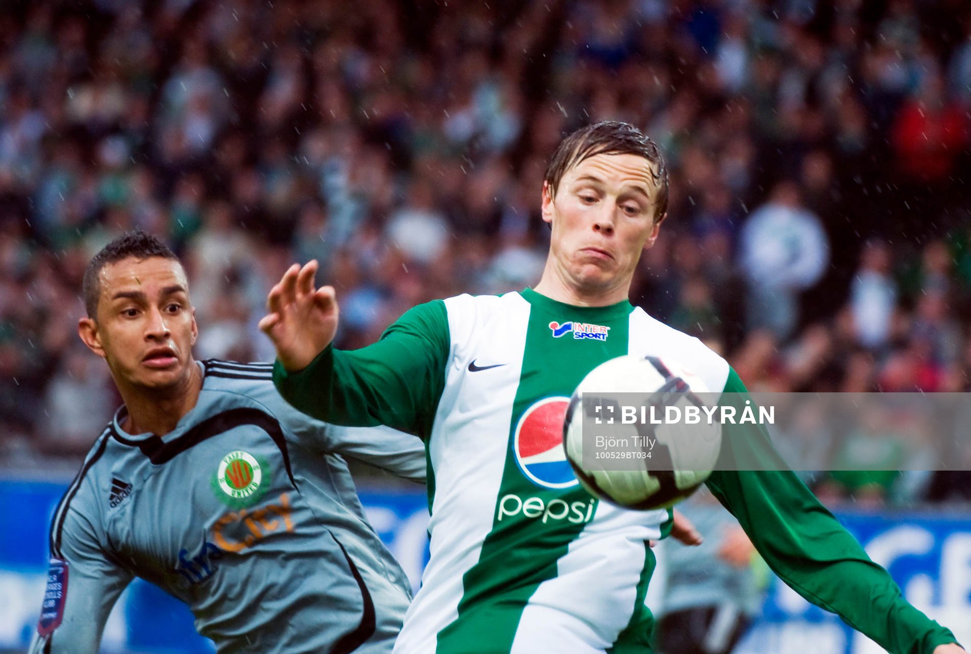  Elvis da Silva Santana, Väsby och David Johansson, Hammarby.