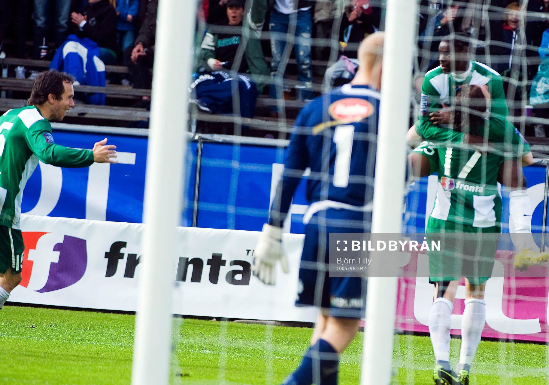 Petter Furuseth och Maic Sema, Hammarby, jubel