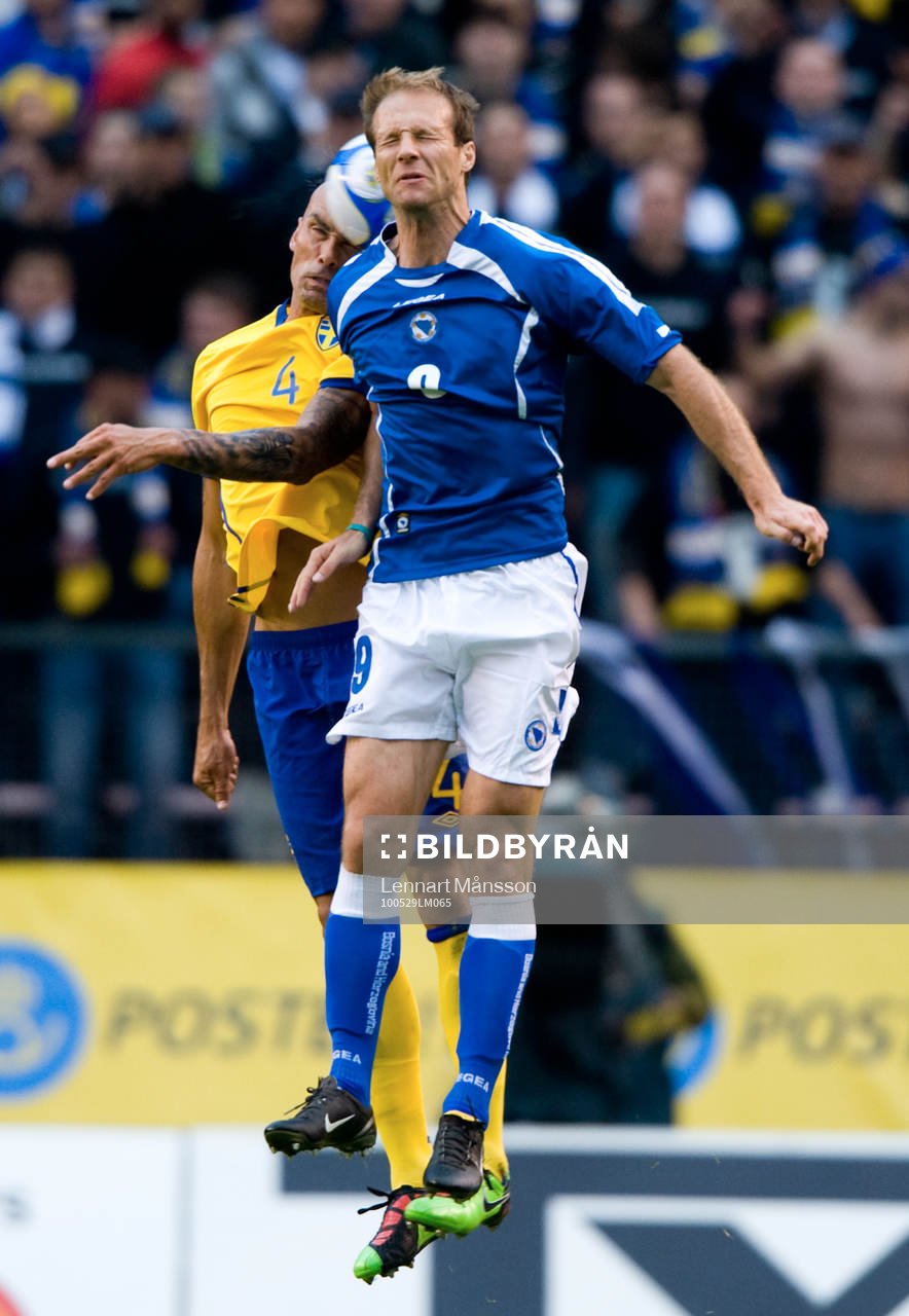   Zlatan Muslimovic nickduell med Daniel Majstorovic