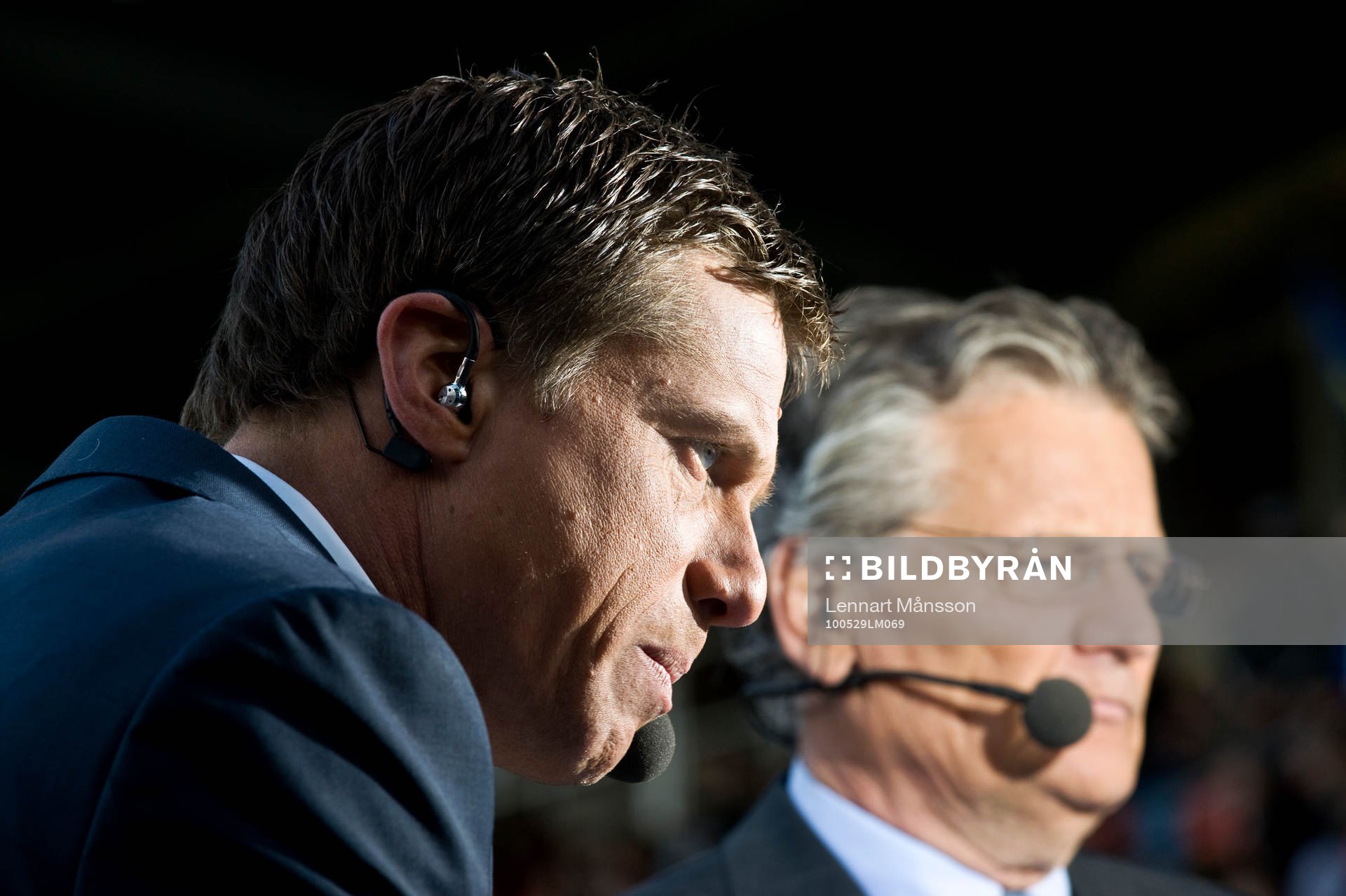 Ola Wenström och Bosse Petersson, kommentator