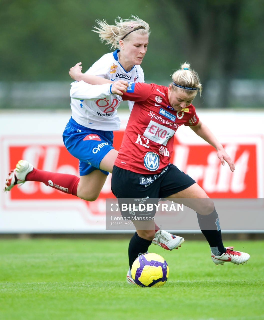 Sanna Talonen, Örebro, har hamnat bakom Gudny Björk