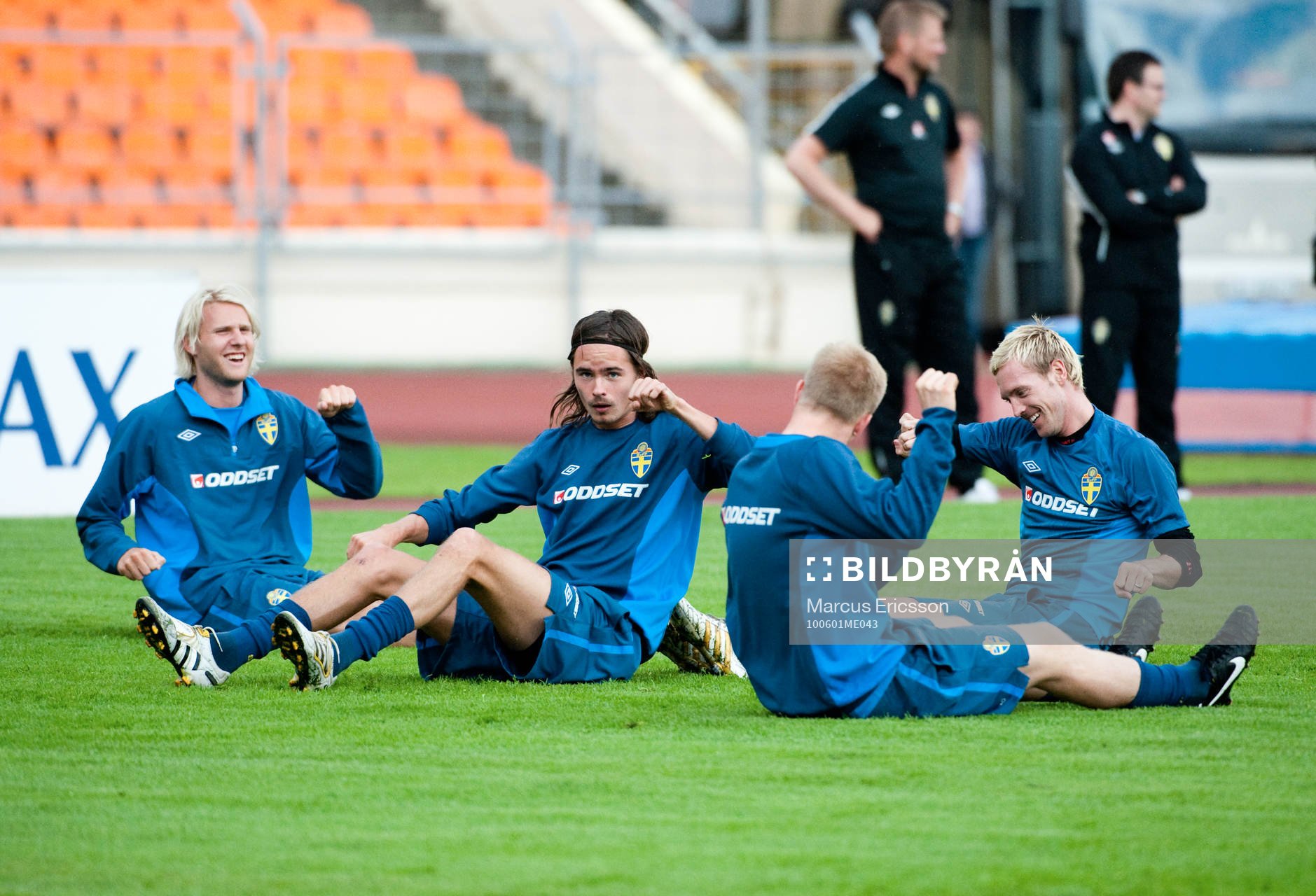 Ola Toivonen, Mikael Lustig och Christian Wilhelmsson,