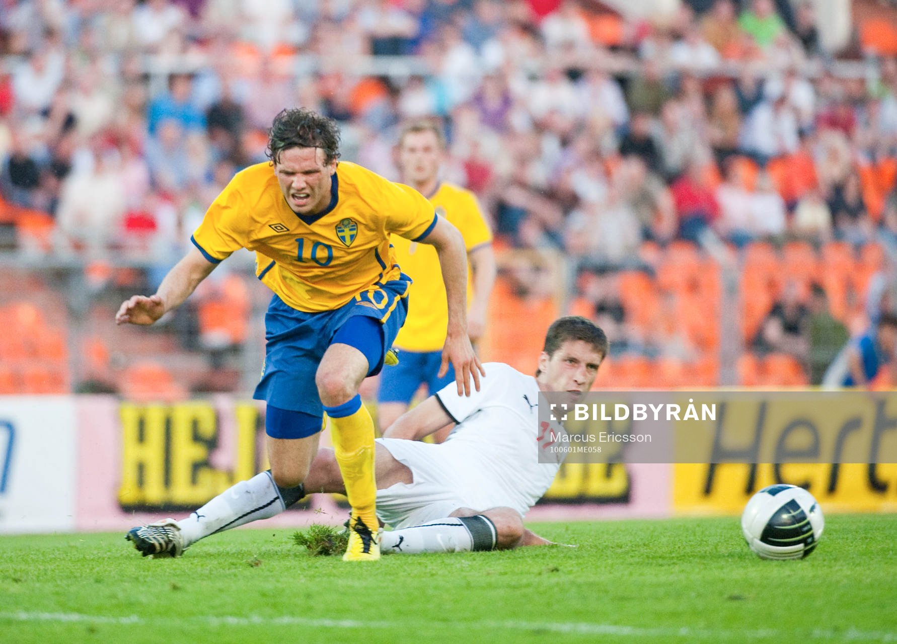 Marcus Berg, Sverige, tackling, glidtackling