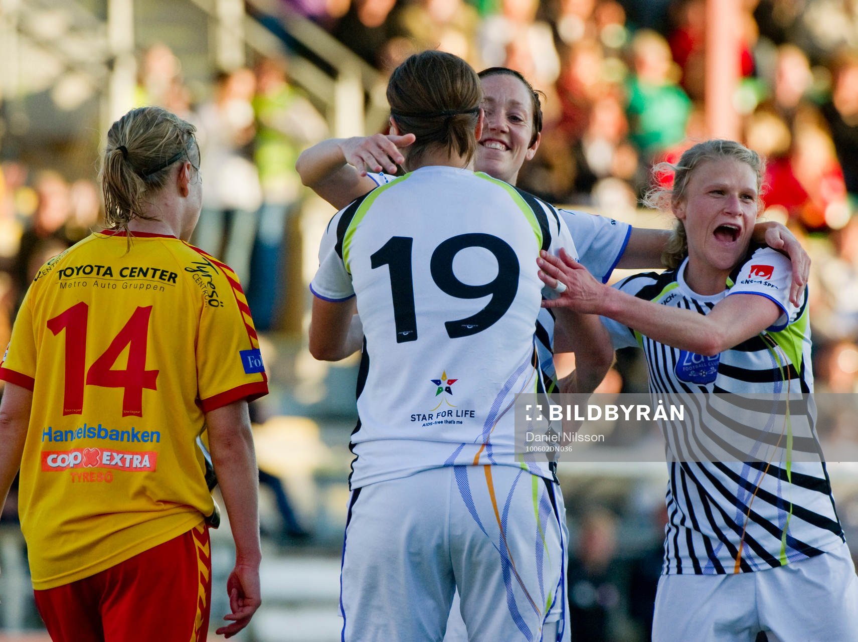 Therese Sjögran och Frida Nordin, Ldb Malmö, glädje,