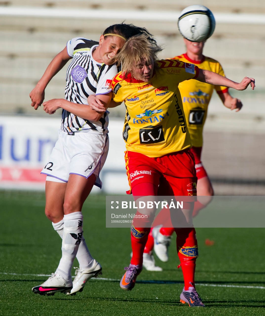 Josefine Alfsson, Ldb Malmö och Sofie Persson, Tyresö.