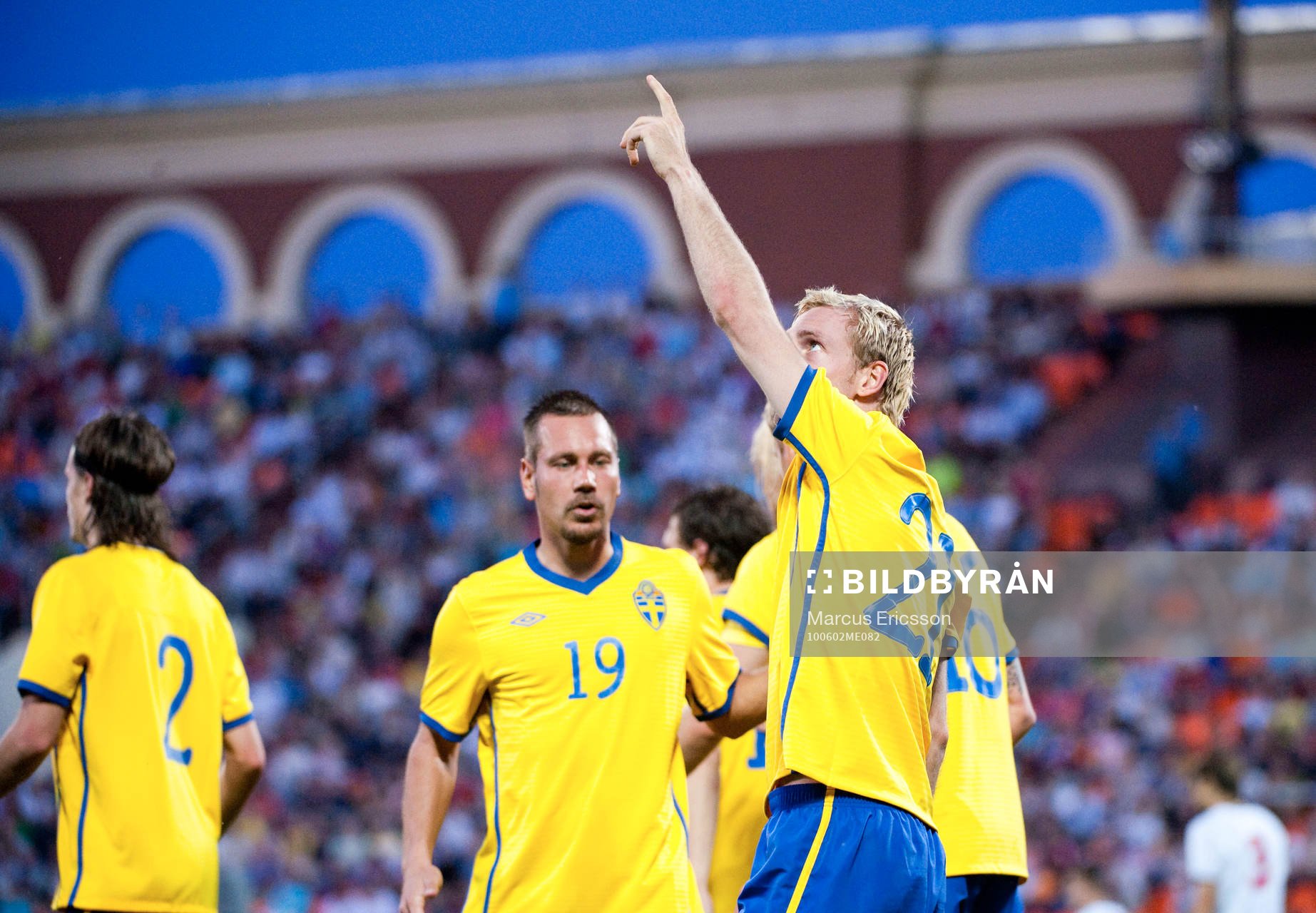 Marcus Lantz och Christian Wilhelmsson, glädje, jubel