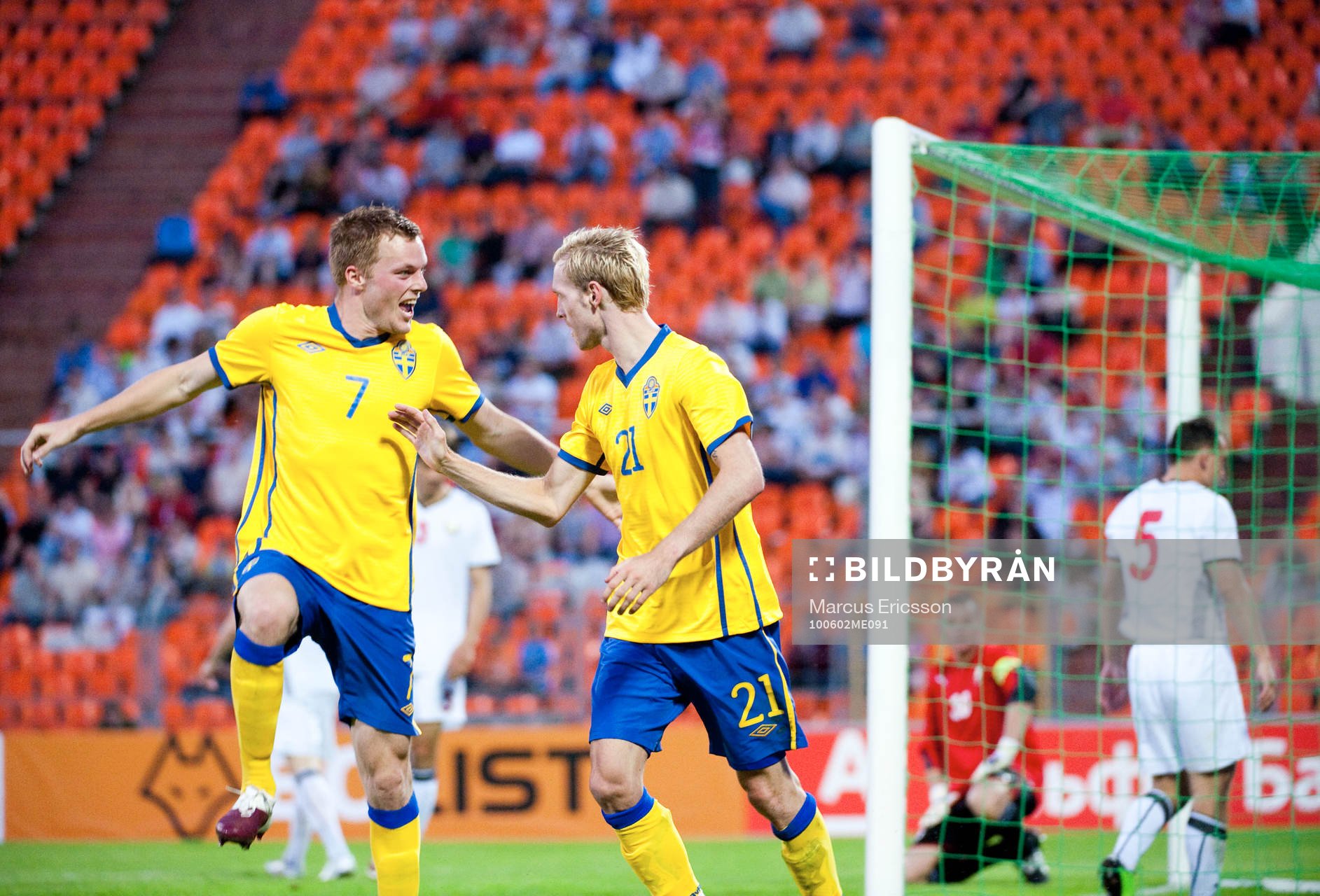 Sebastian Larsson och Christian Wilhelmsson, Sverige,