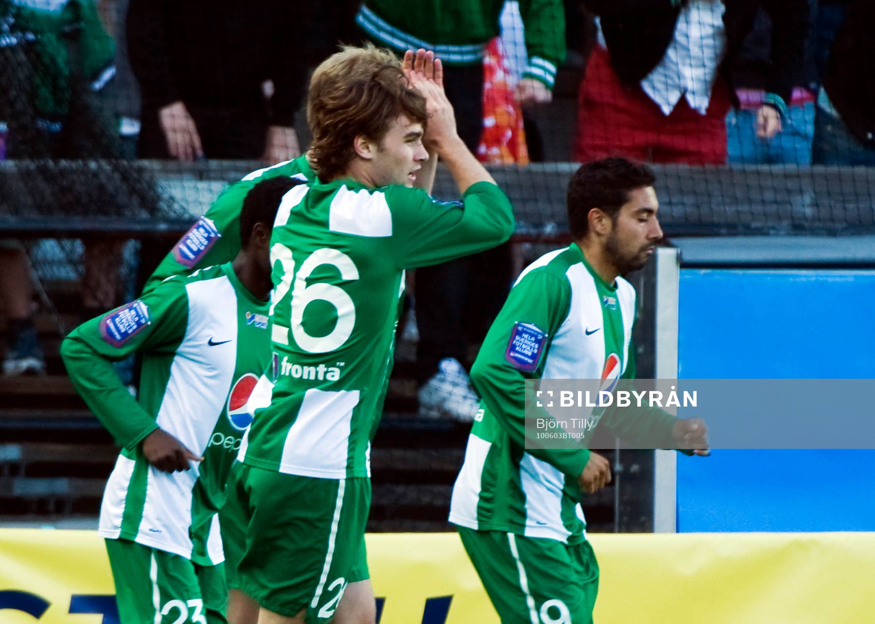 Simon Helg, Hammarby, jubel