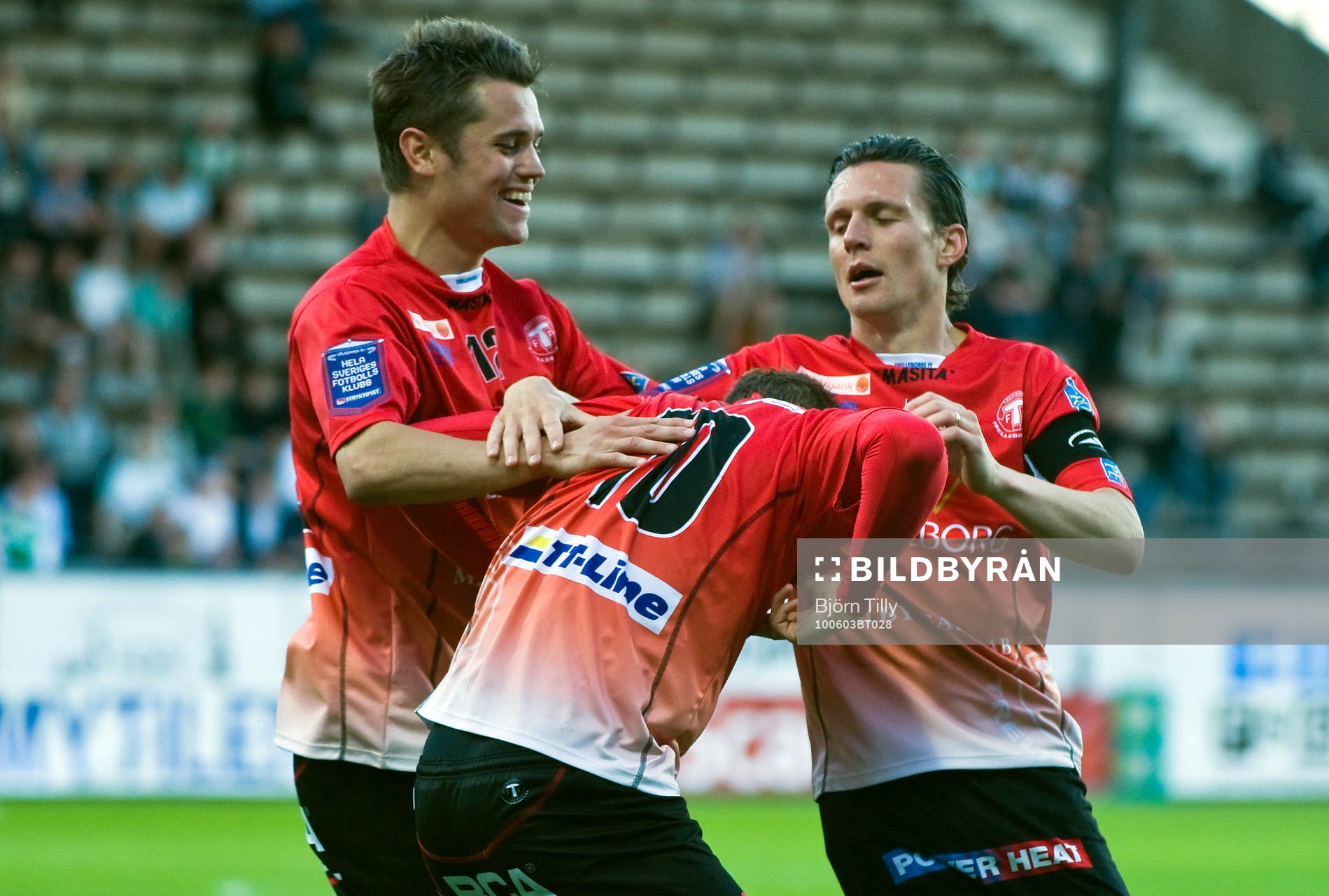 Joakim Sjöhage, Marcus Pode och Kristian Haynes,