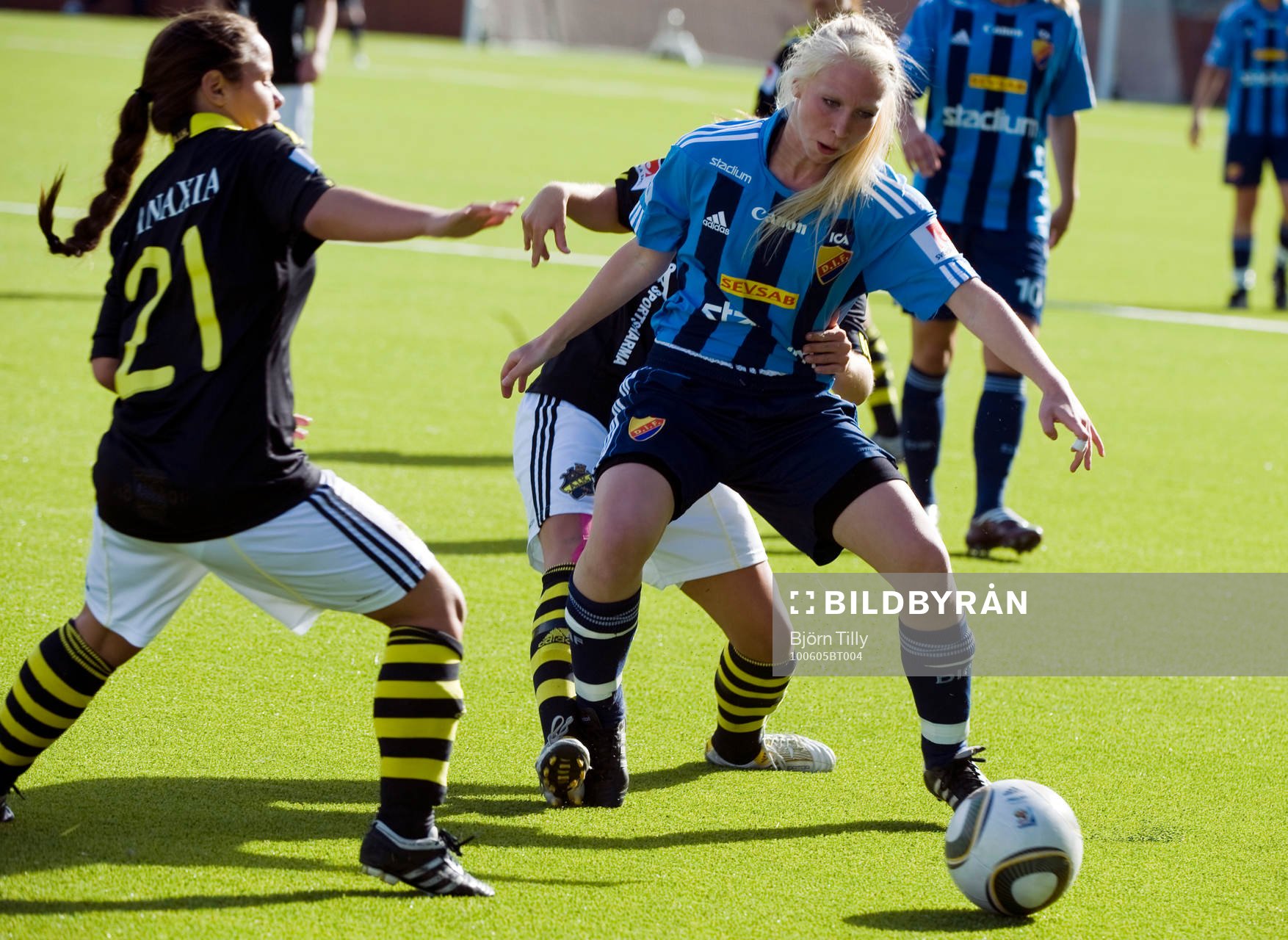  Jackie Kisch Brunzell, AIK och Ellinor Lindbom, Djurgården.