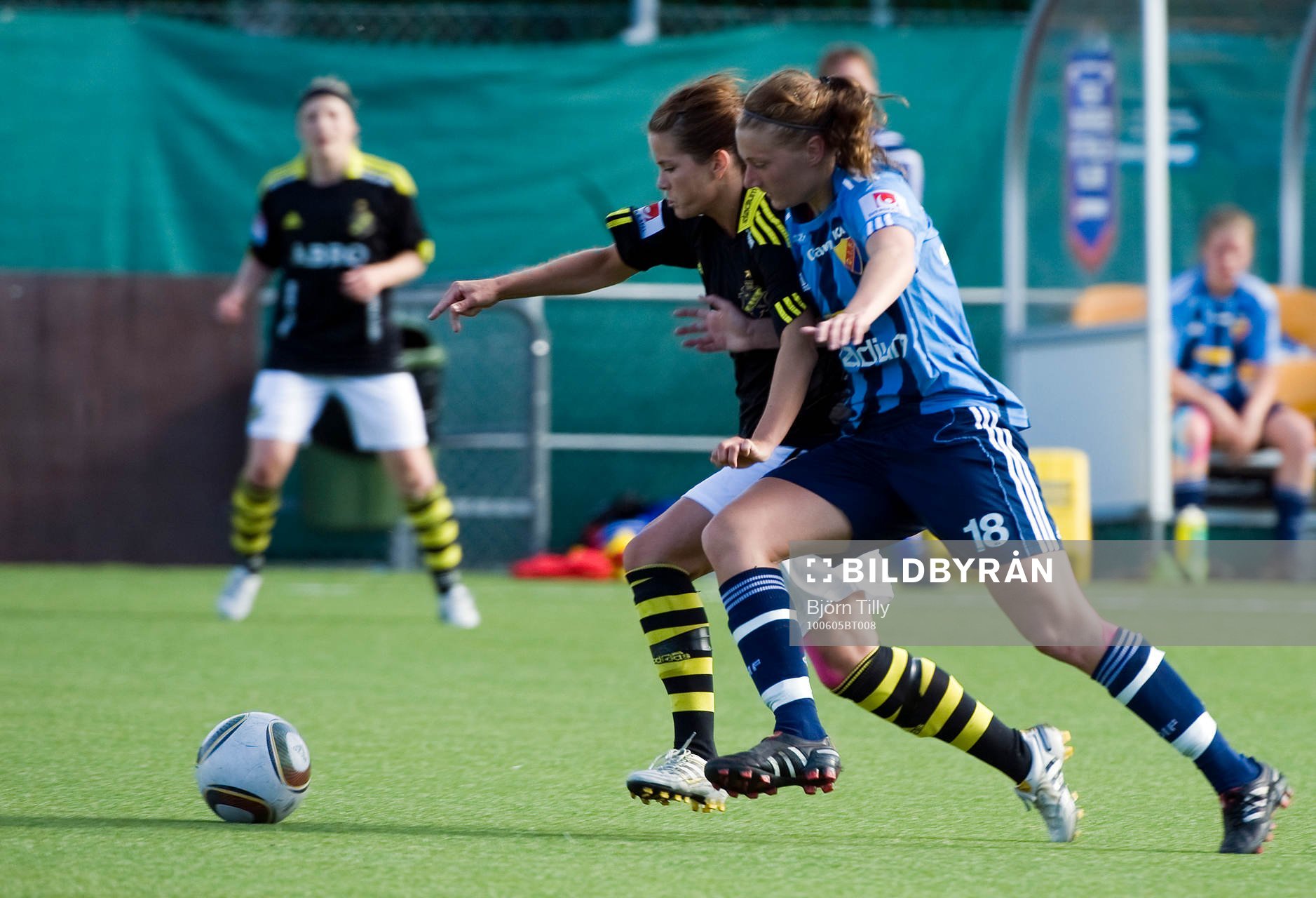 Hanna Folkesson, AIK och Matilda Rosqvist, Djurgården