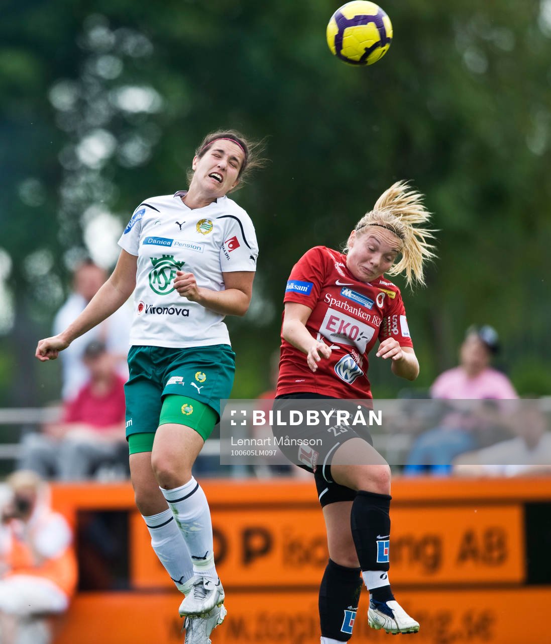 Therese Brogårde, Hammarby och Margret Lara Vidarsdottir,