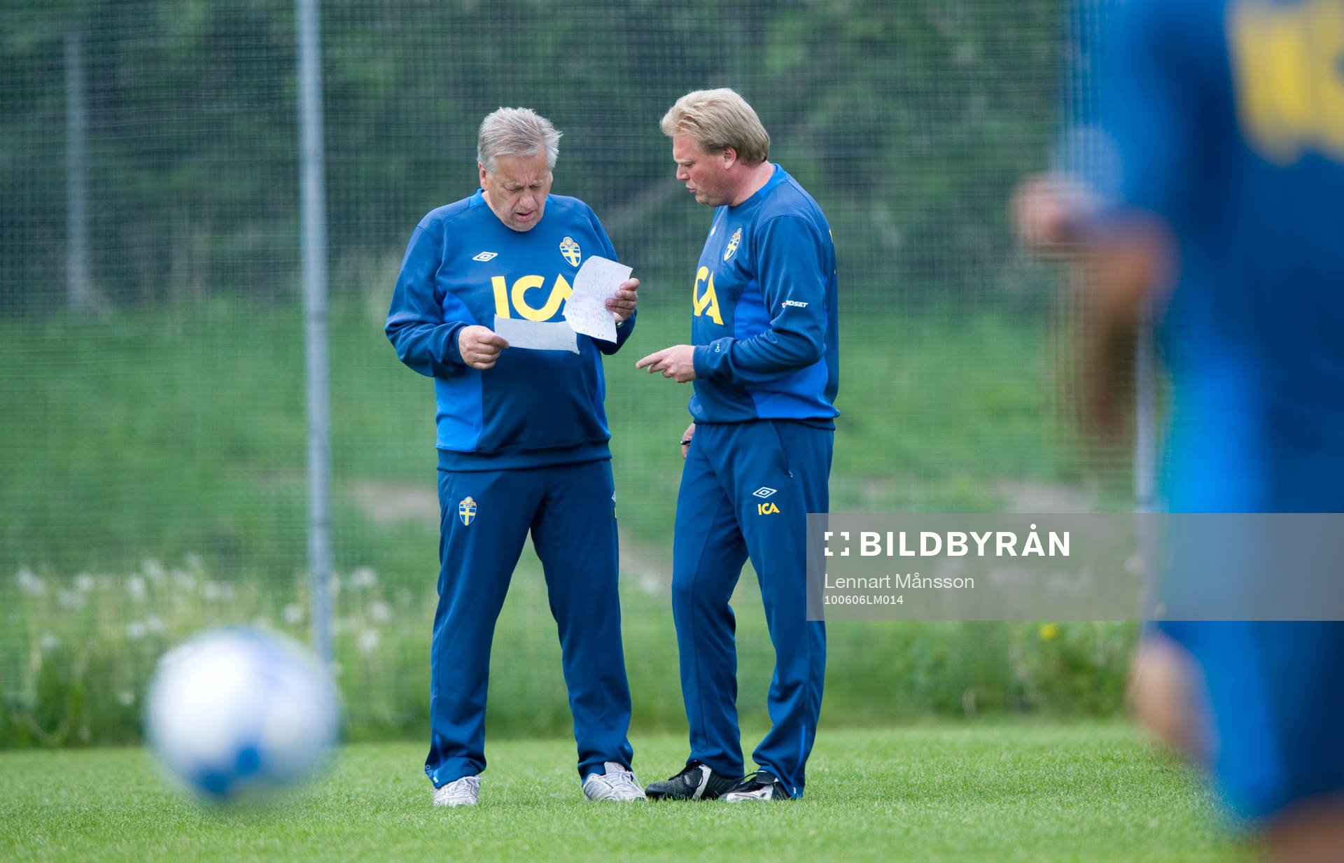 Tommy Söderberg och Jörgen Lennartsson, förbundskapten