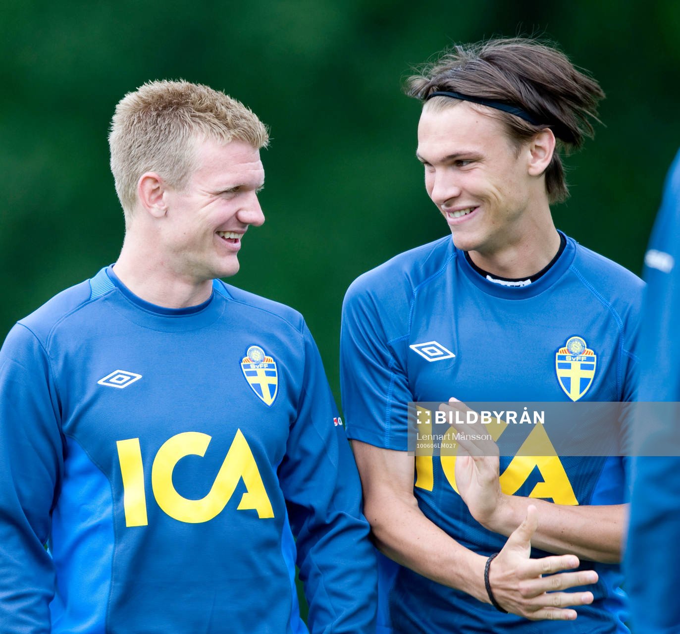 Michael Almebäck och Albin Ekdal