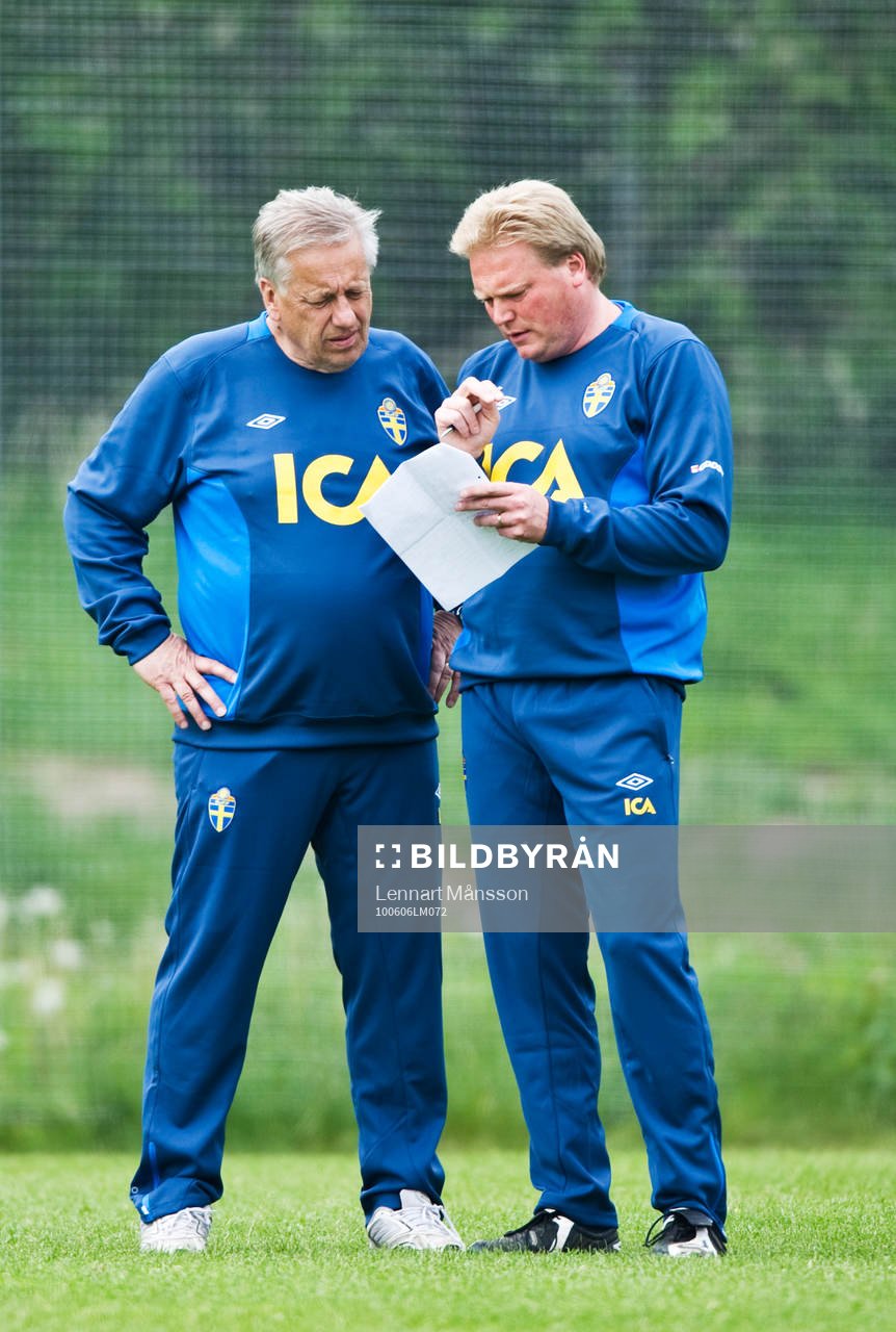 Träning, Tommy Söderberg och Jörgen Lennartsson,