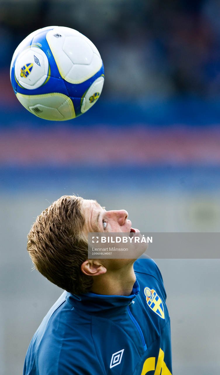Joel Ekstrand, nick, uppvärmning, boll