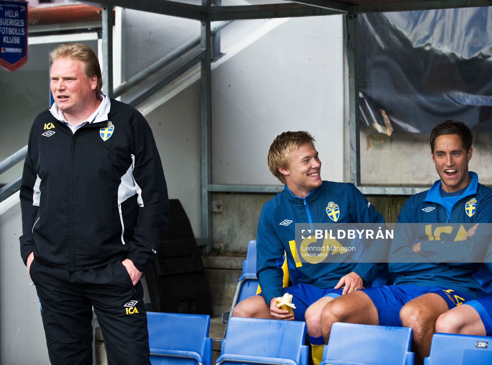 Jörgen Lennartsson, förbundskapten, Andreas Landgren och