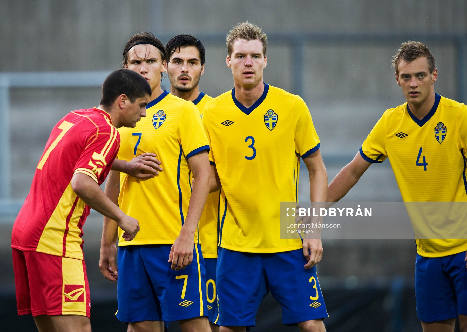 Albin Ekdal, Denni Avdic, Marcus Nilsson och Joel Ekstrand,