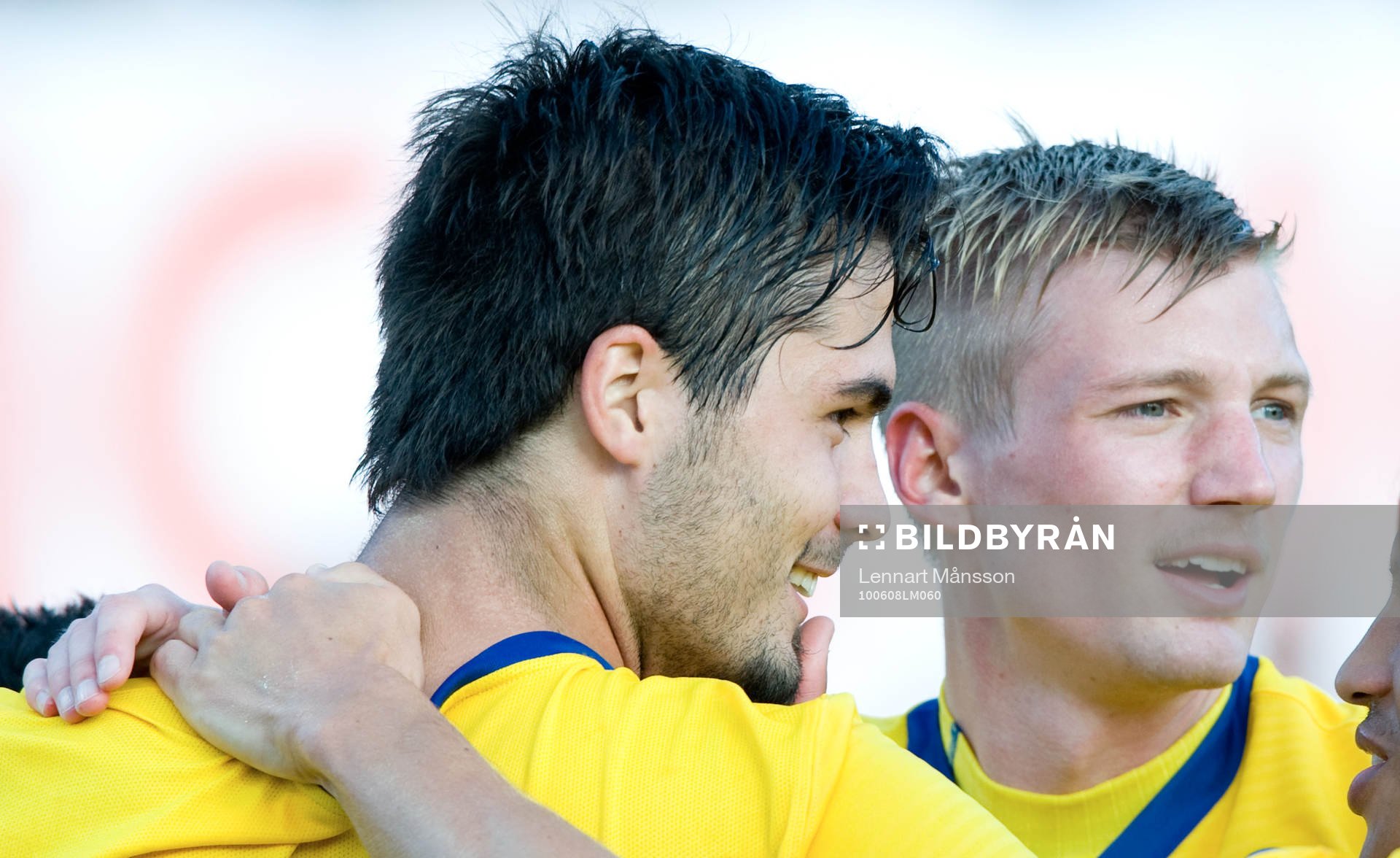 1-0 Denni Avdic, som grattas av Sebastian Eriksson