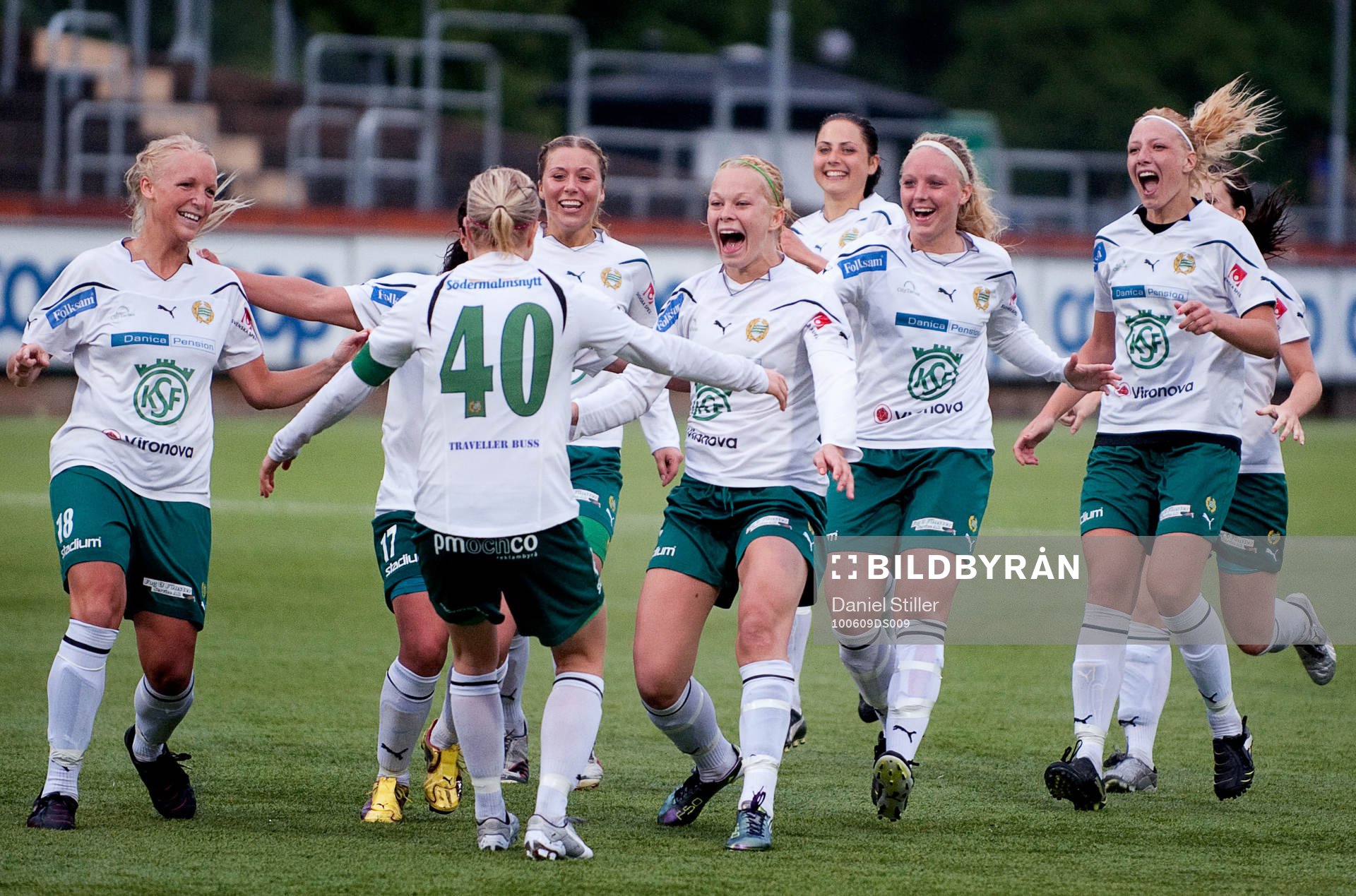 Annica Svensson, Hammarby. Jubel