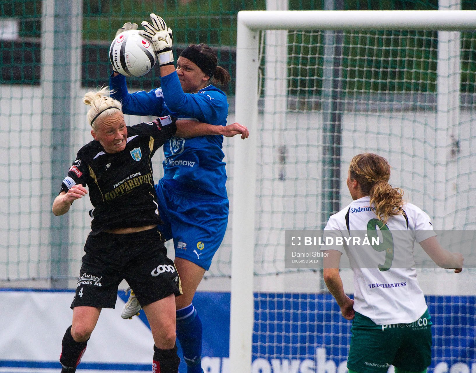  Caroline Näfver, Göteborg, Minna Meriluoto, målvakt Hammarby
