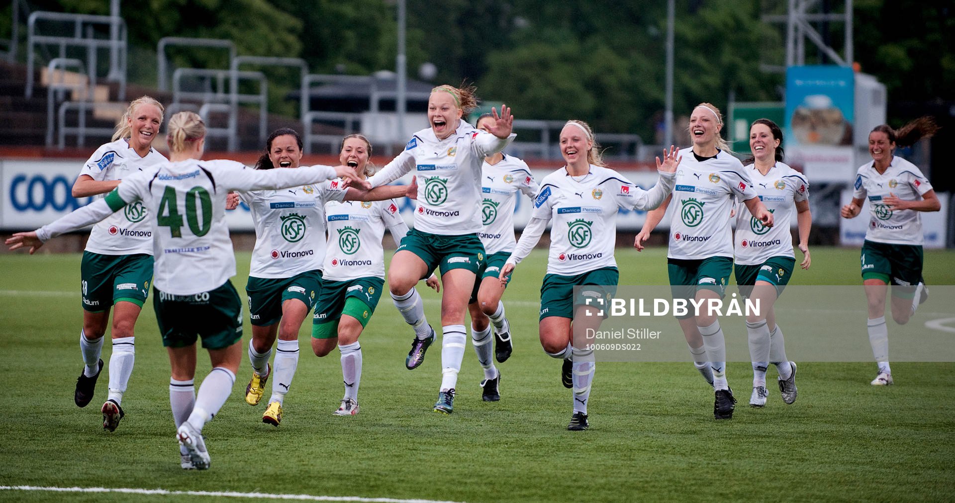 Annica Svensson, Hammarby. Jubel