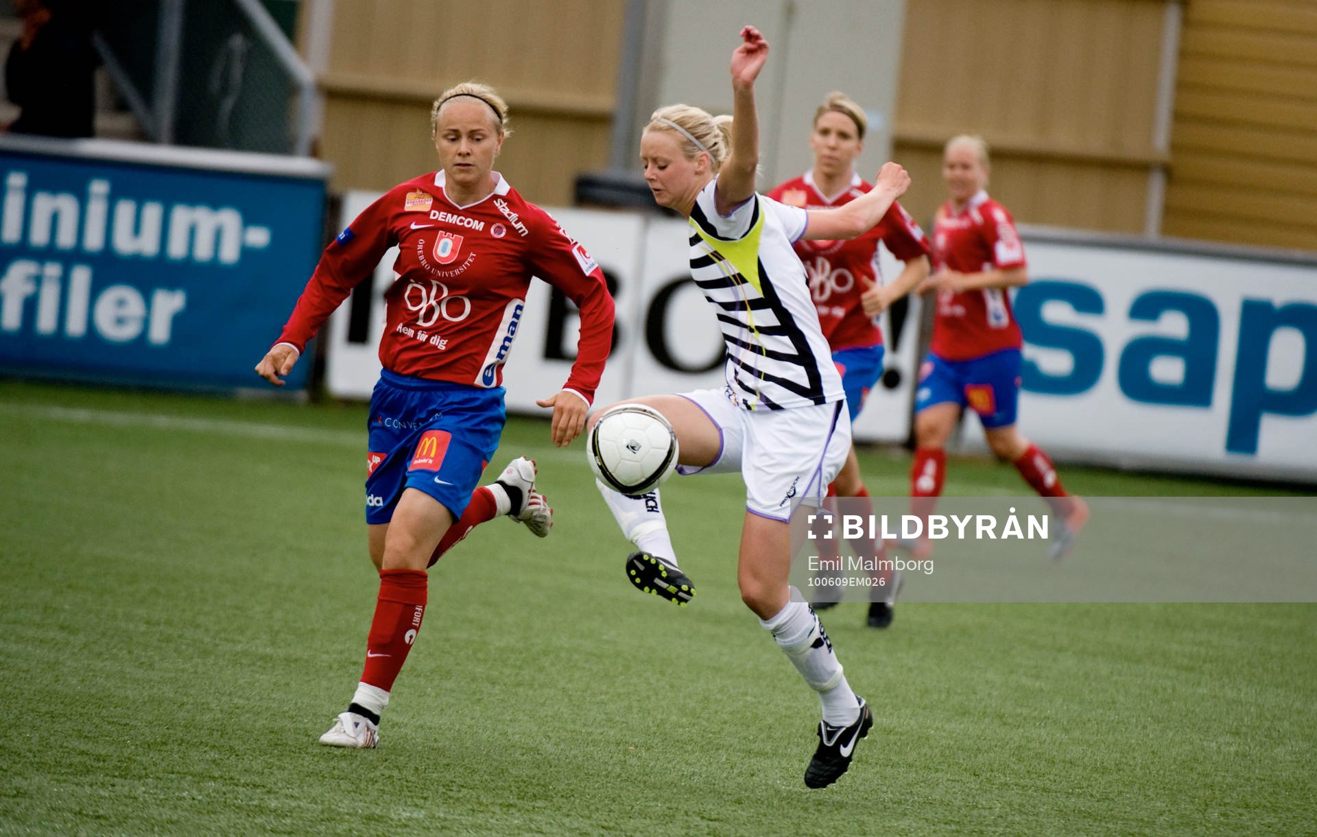 Sanna Talonen, Örebro och Amanda Ilestedt, LDB Malmö