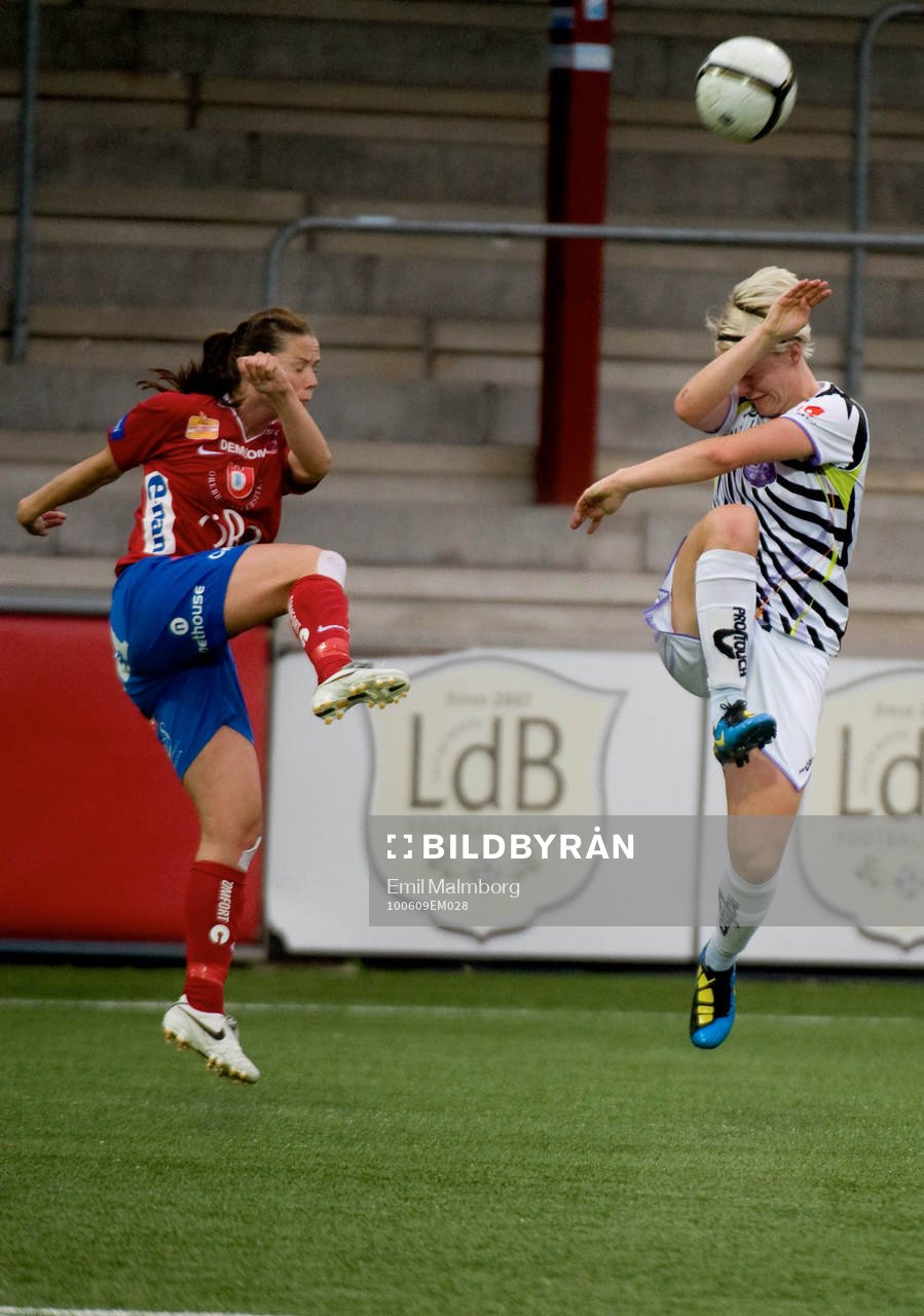  Olina Vidarsdottir, Örebro och Nilla Fischer, LDB Malmö