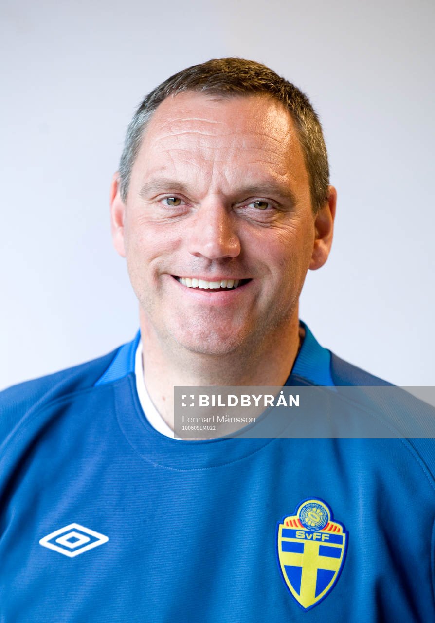 Roland Larsson, förbundskapten, porträtt