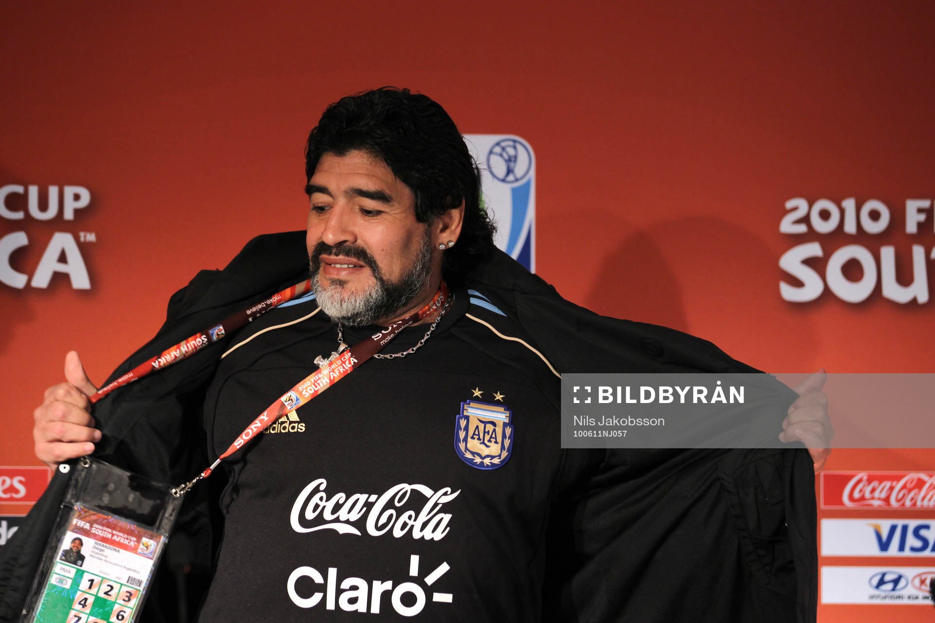 Diego Armando Maradona, förbundskapten Argentina