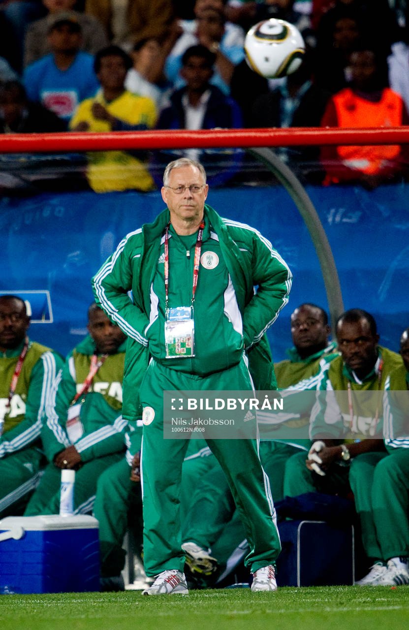 Lars Lagerbäck, förbundskapten Nigeria