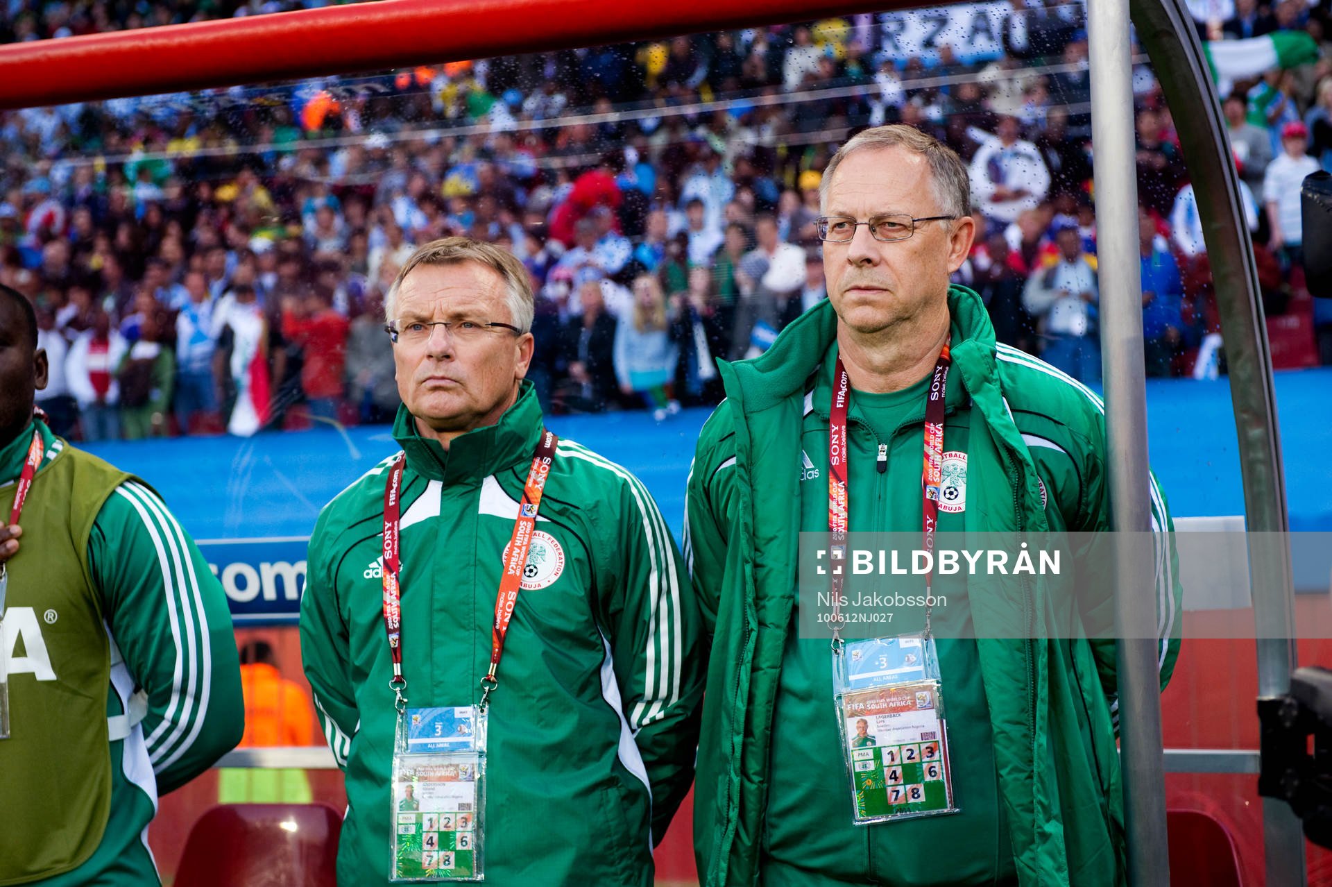 Roland Andersson, Lars Lagerbäck, Förbundskapten Nigeria