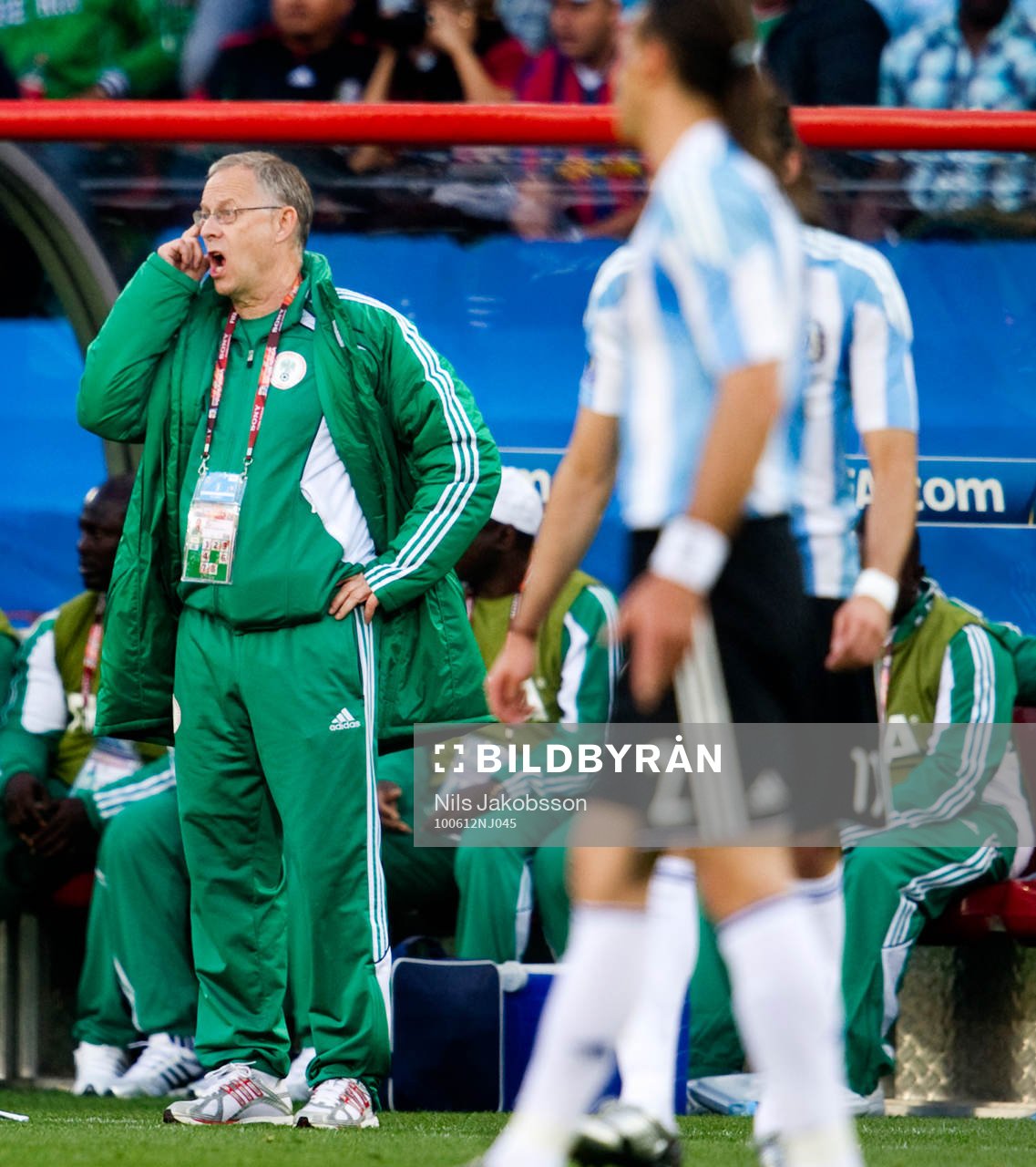 Lars Lagerbäck, förbundskapten Nigeria
