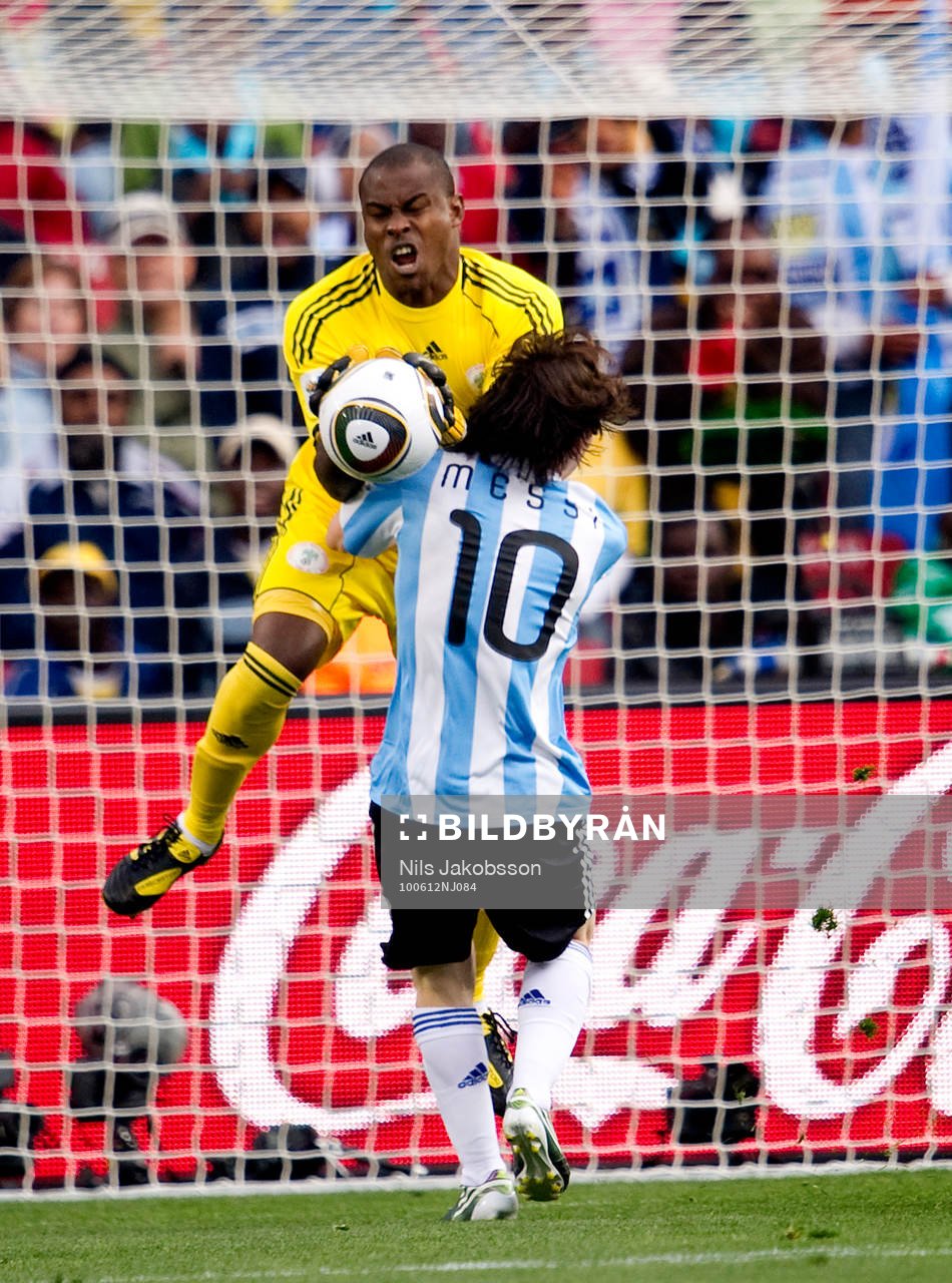 Vincent Enyeama, målvakt Nigeria, Lionel Messi, Argentina