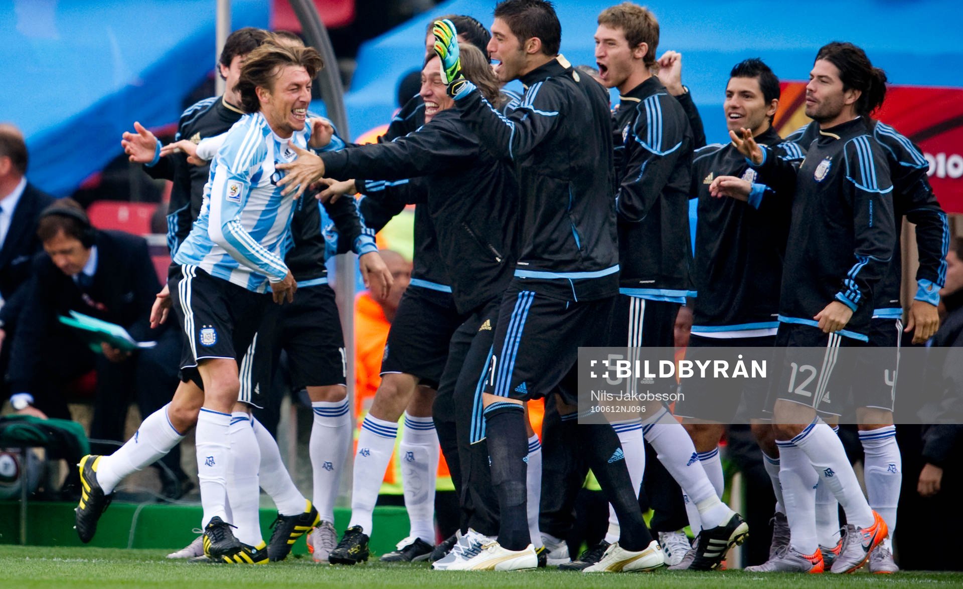 Gabriel Heinze, Argentina, jubel