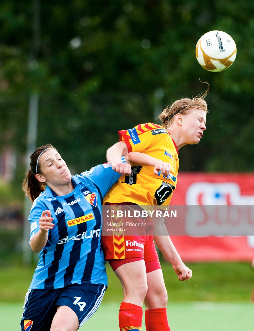Natalia Rickne, Djurgården och Katrin Schmidt, Tyresö
