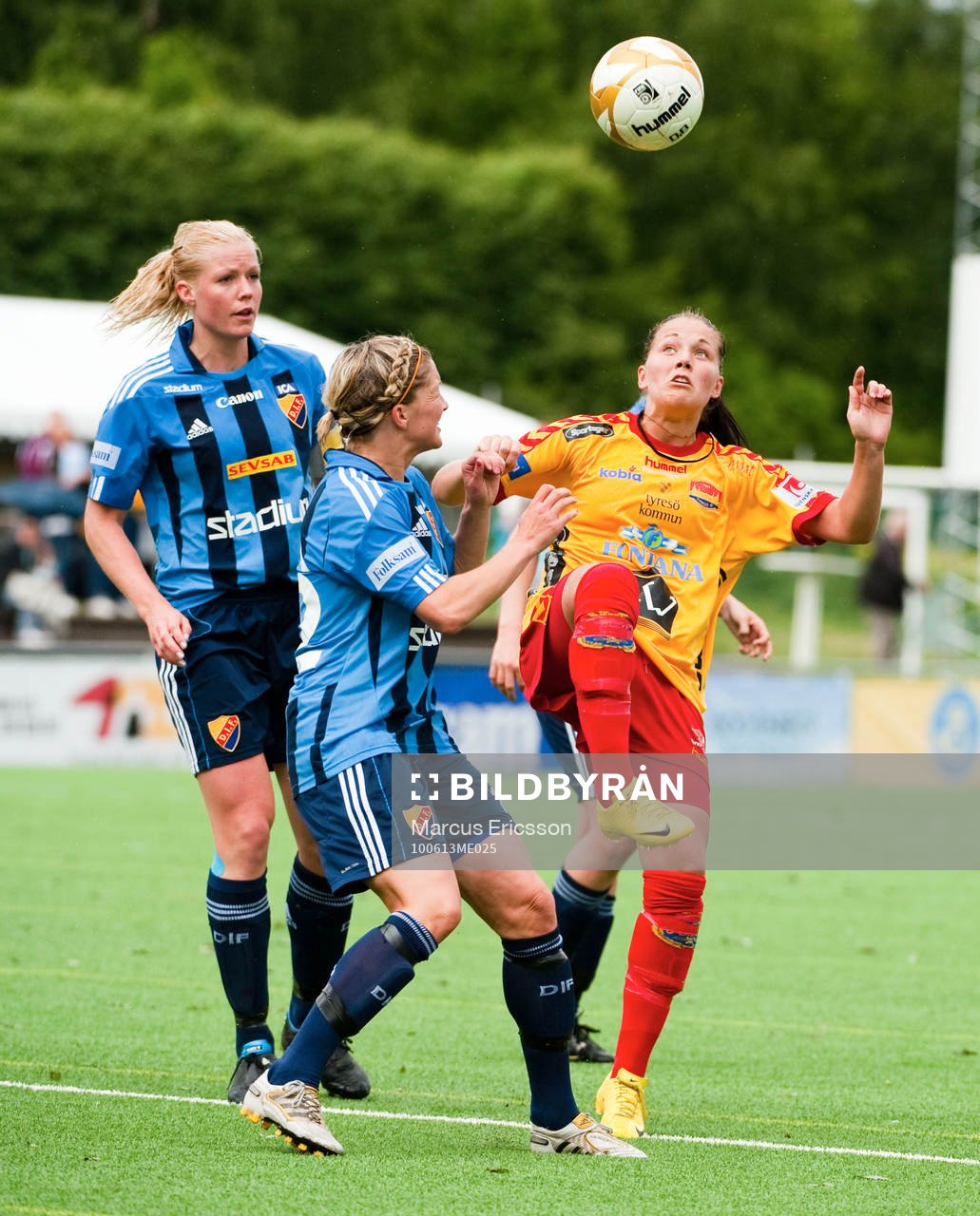  Jennifer Egelryd, Tyresö och Elin Cederroos, Caroline Frånberg, Djurgården