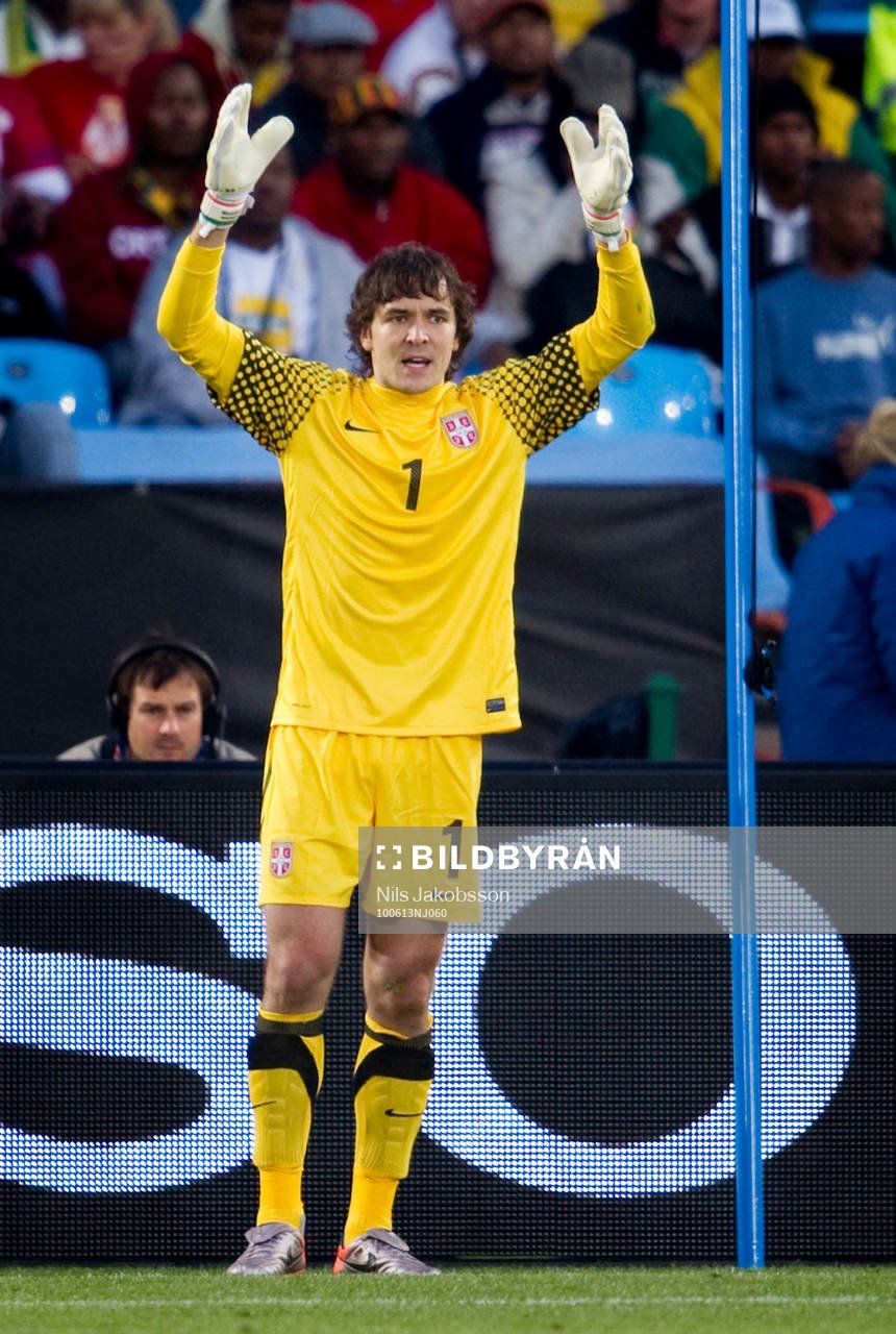  Vladimir Stojkovic, Serbien (målvakt)