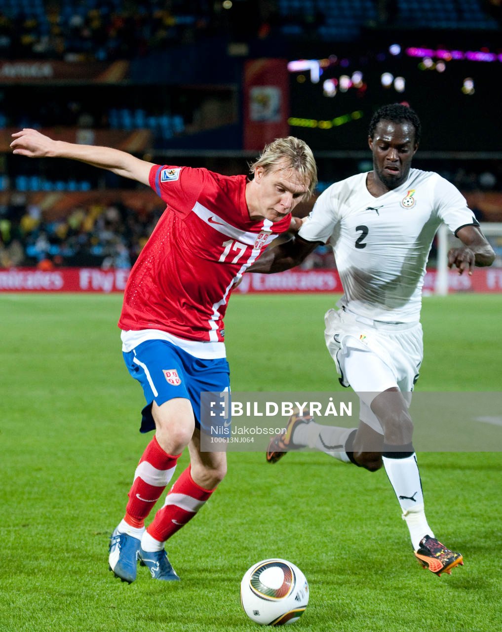 Milos Krasic, Serbien, Hans Sarpei, Ghana