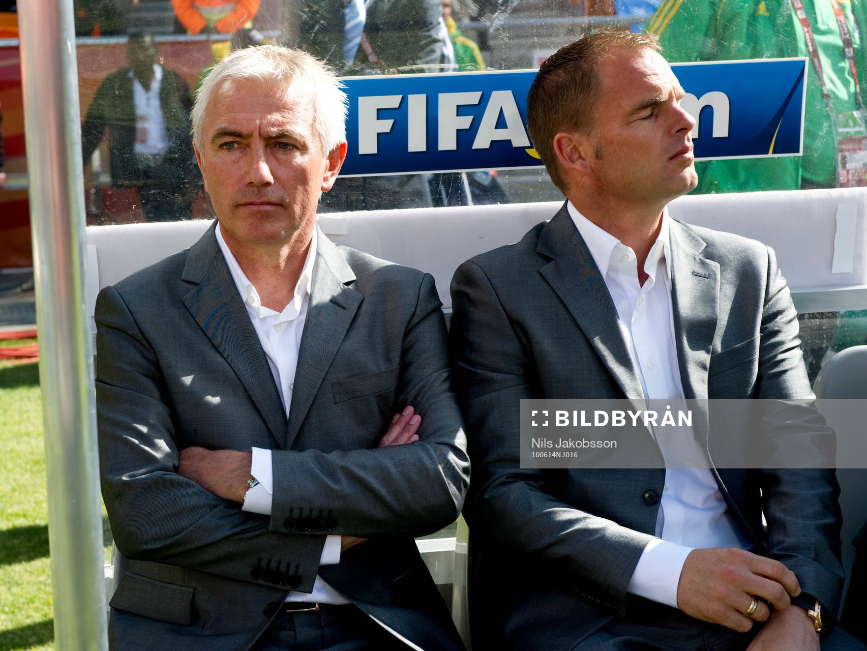 Bert Van Marwijk, Förbundskapten och Roland de Boer