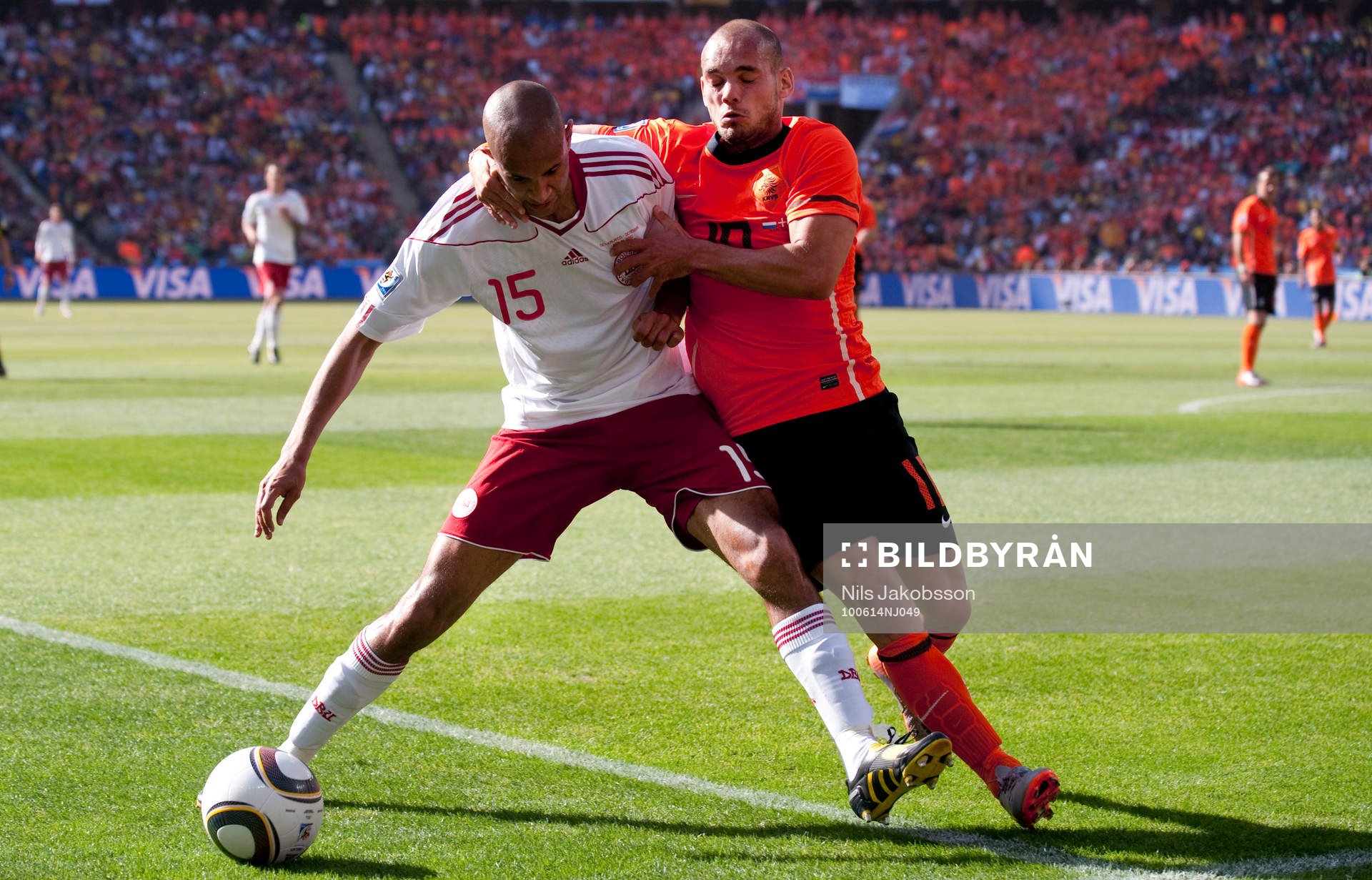 Simon Poulsen, Danmark, Wesley Sneijder, Holland