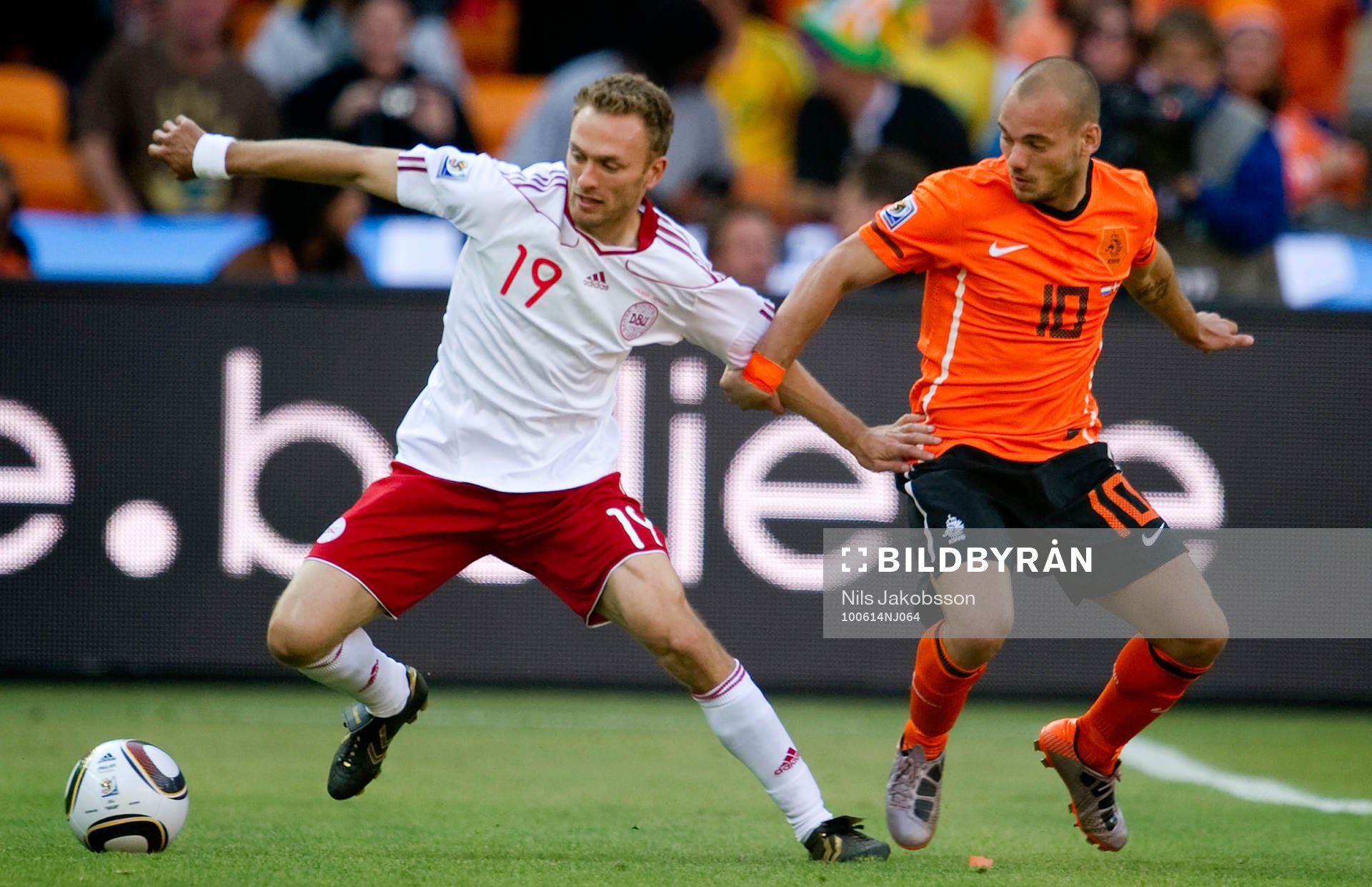 Dennis Rommedahl, Danmark, Wesley Sneijder, Holland