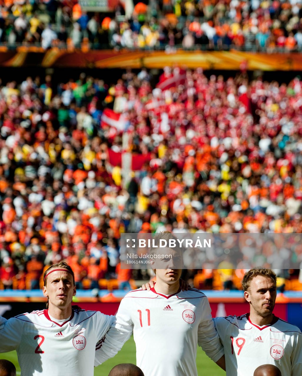Christian Poulsen, Nicklas Bendtner, Dennis Rommedahl,