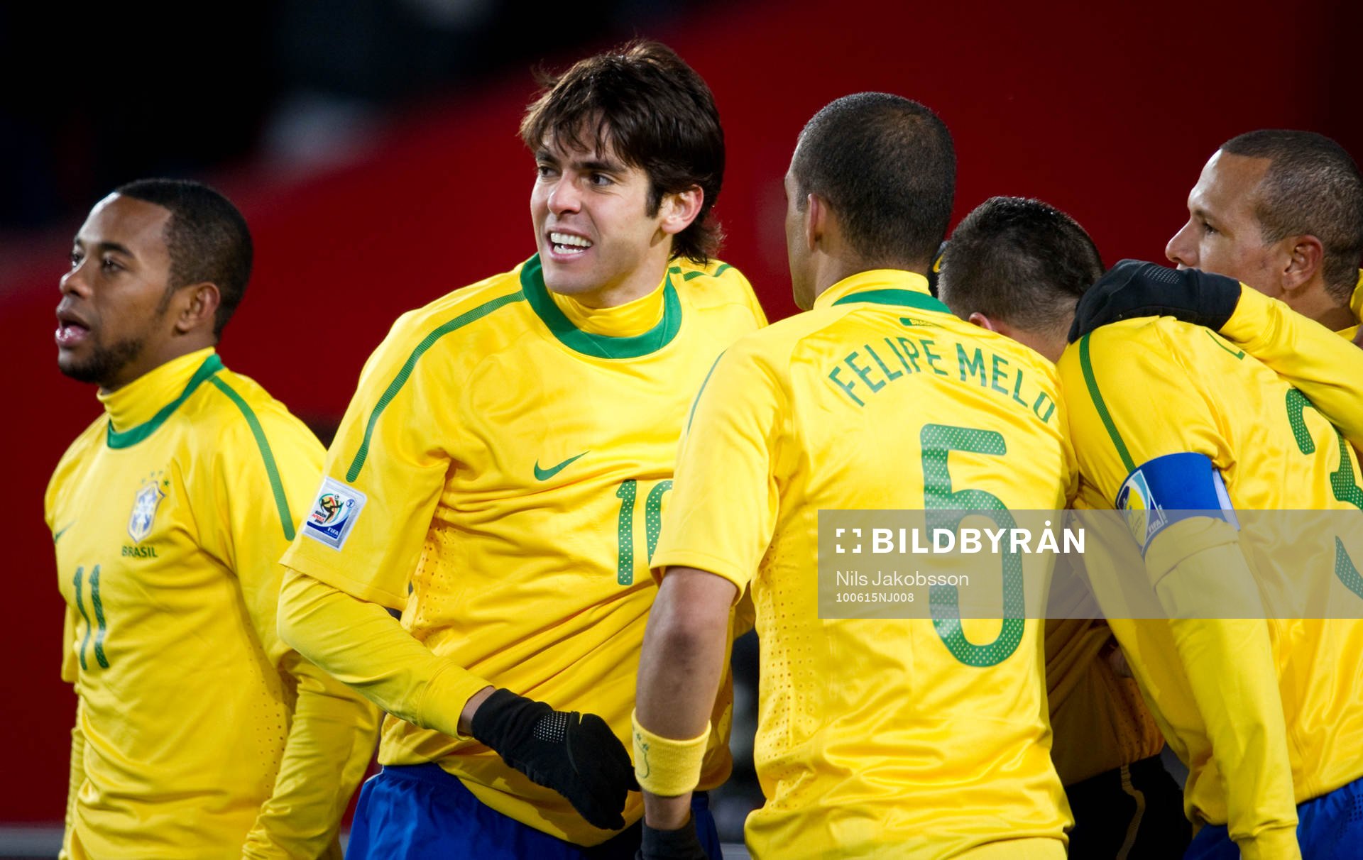 Kaká, Brasilien jubel.