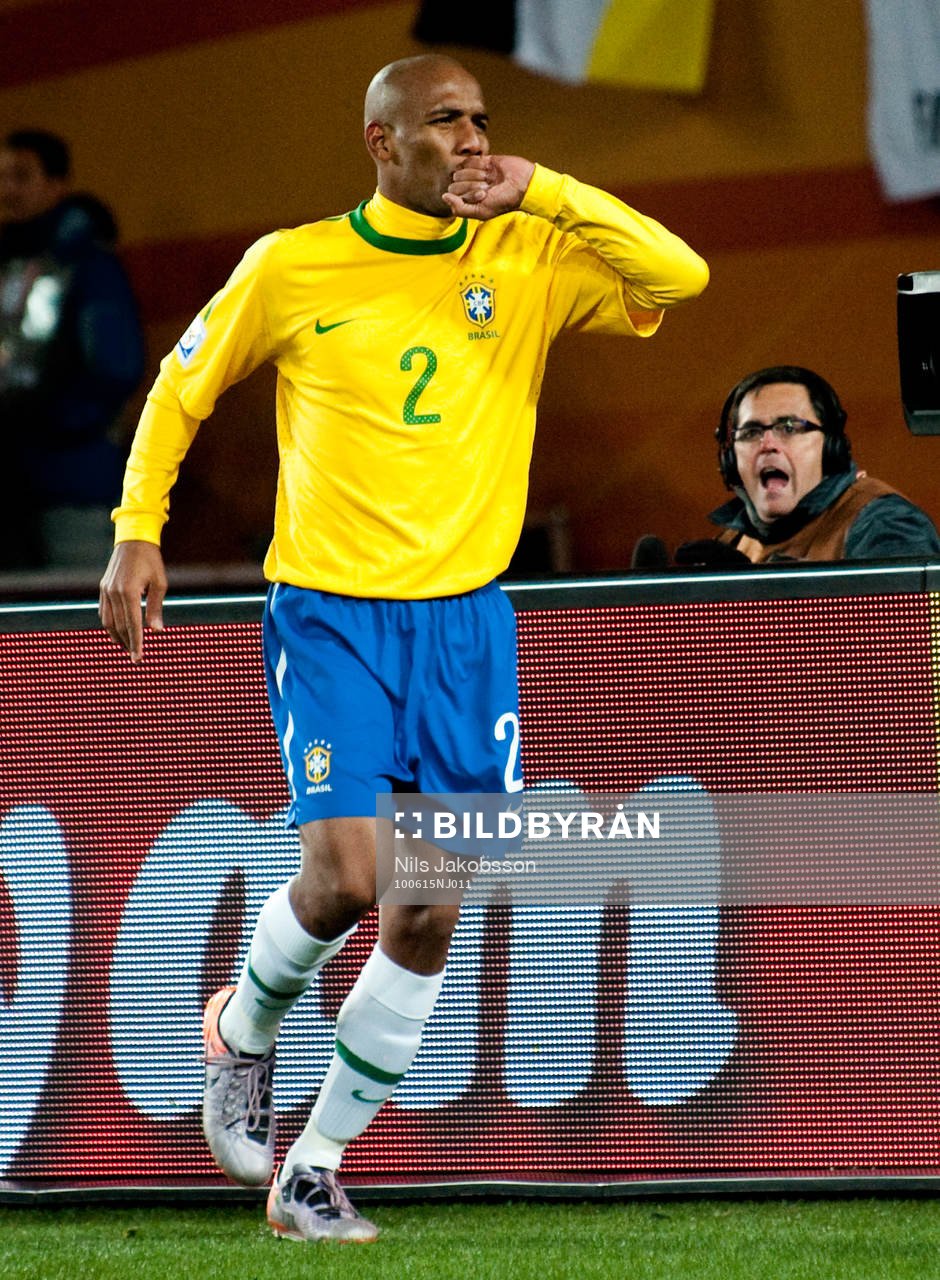 Maicon, Brasilien jubel