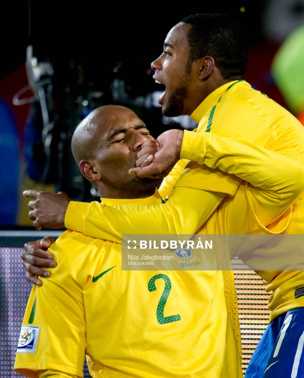 Maicon, Brasilien, jubel